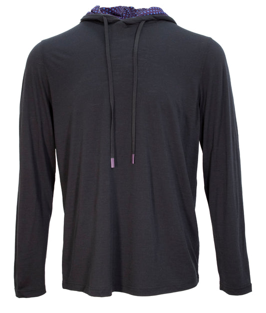 HUGO HOODIE IN BLACK