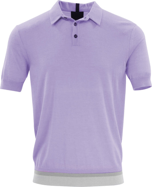 PILGRIM POLOSHIRT IN LAVENDEL