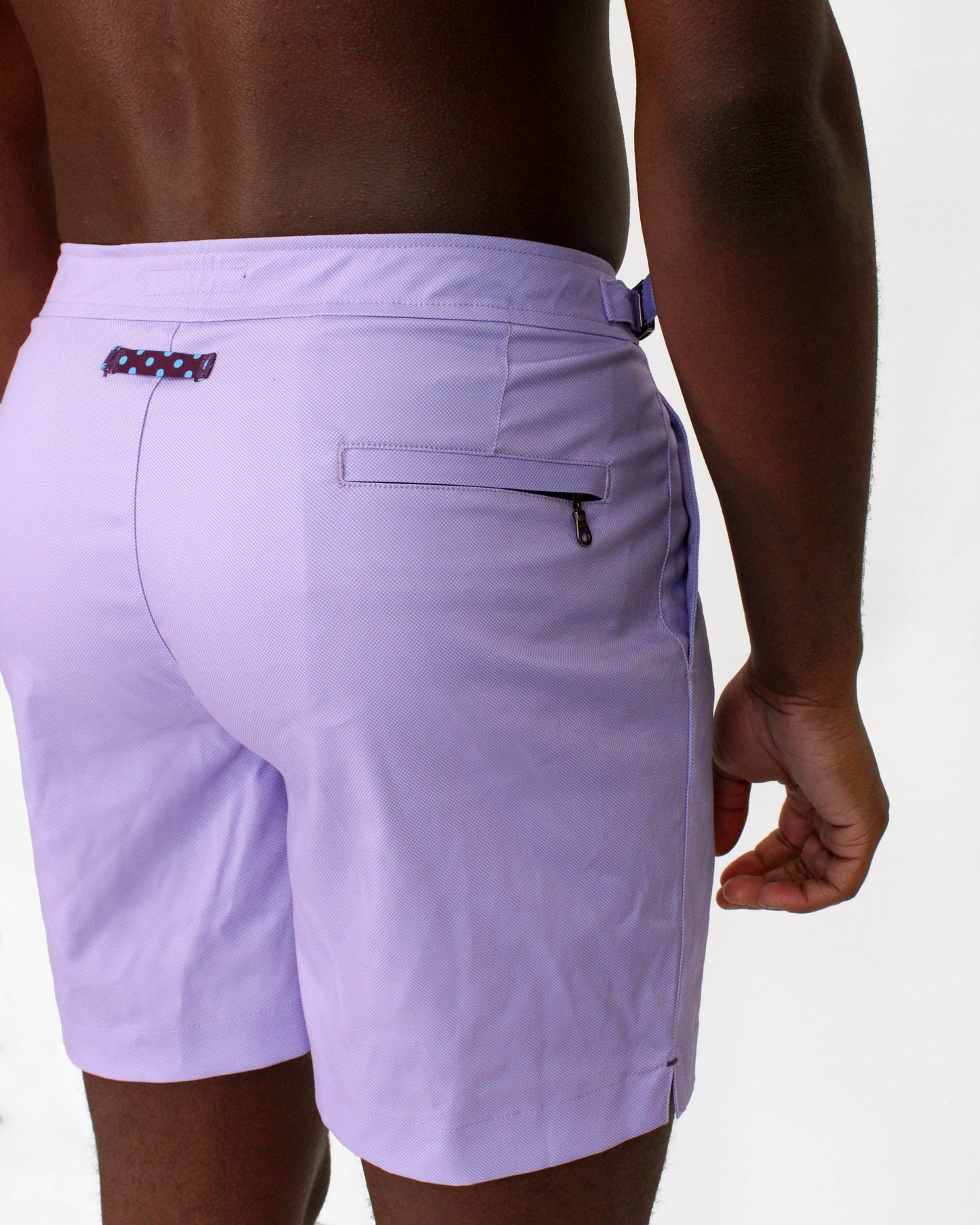 POOL OXFORD SWIM SHORT - LAVENDER