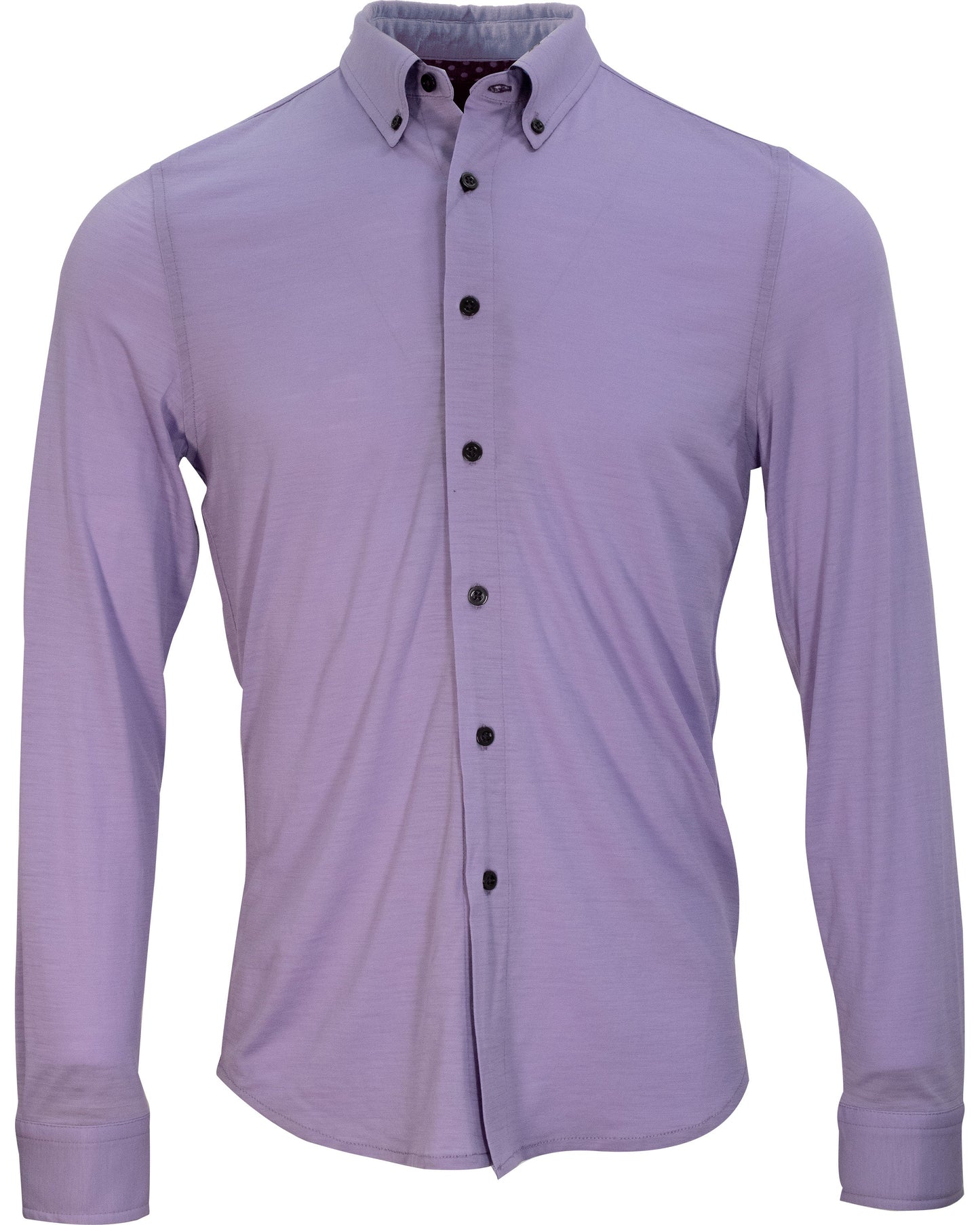 SHAWN MERINO SHIRT IN LAVENDER