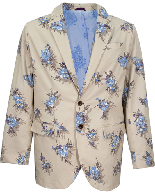 HADRIAN OXFORD HARMONY BLAZER - PUMICE