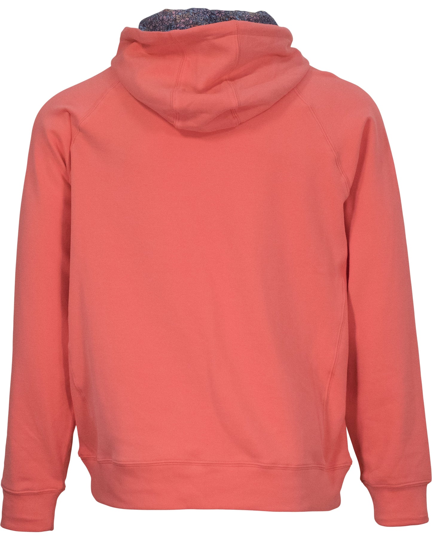 HANK EMBOSSED FLORAL HOODIE - MELON