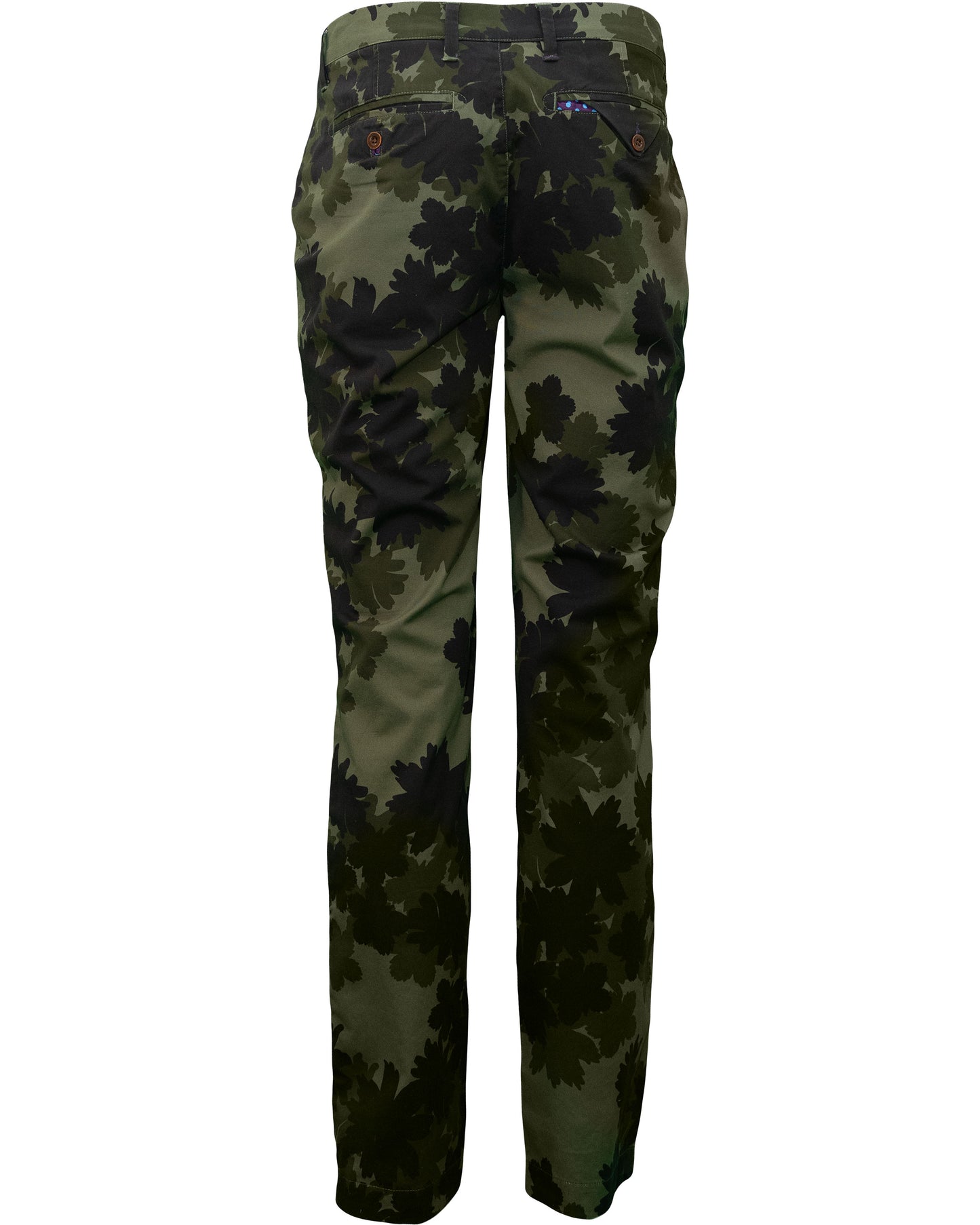 CHARLES SALERNO FLORAL PANT - SAGE