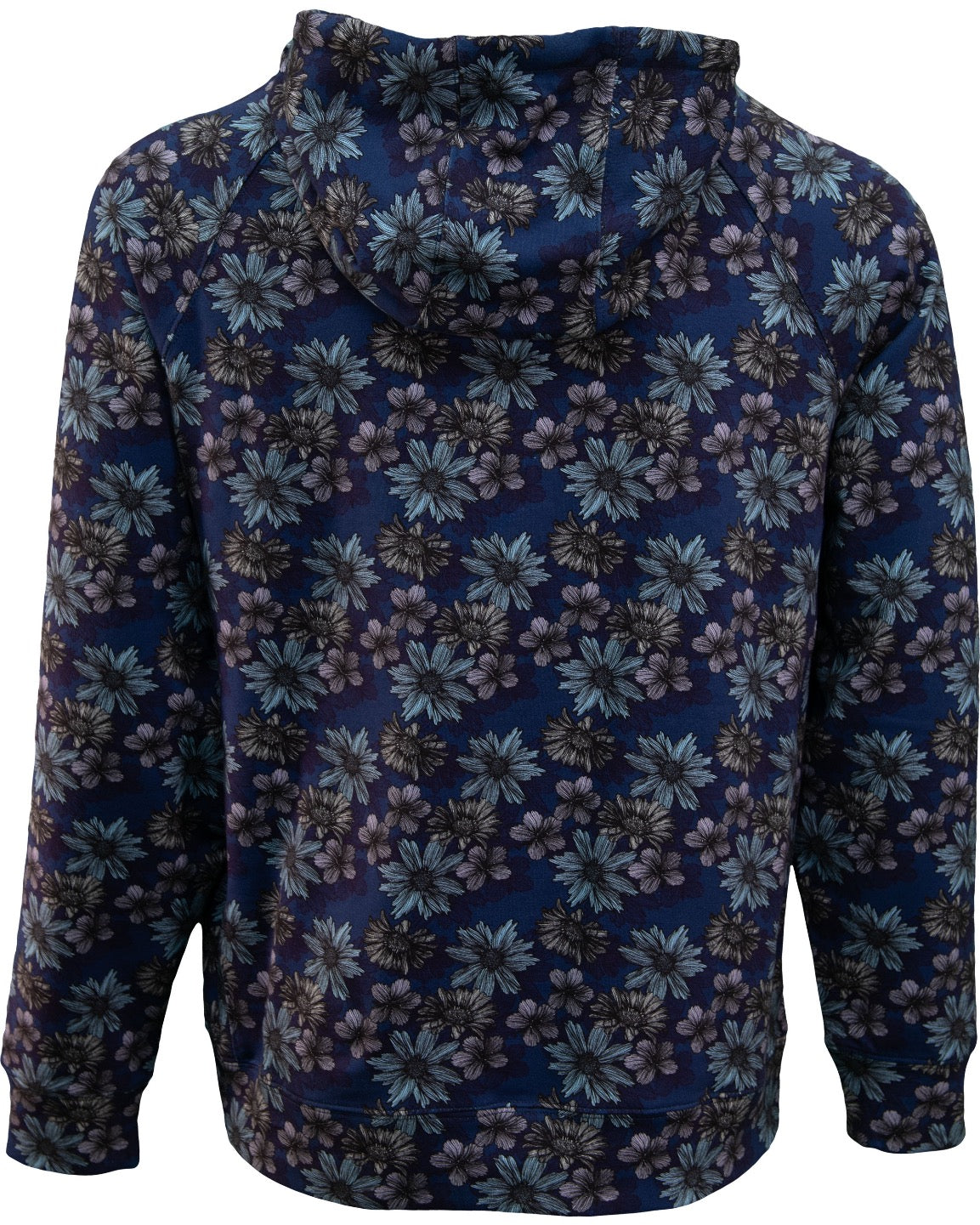 HANK ITALIAN FLORAL HOODIE - NAVY