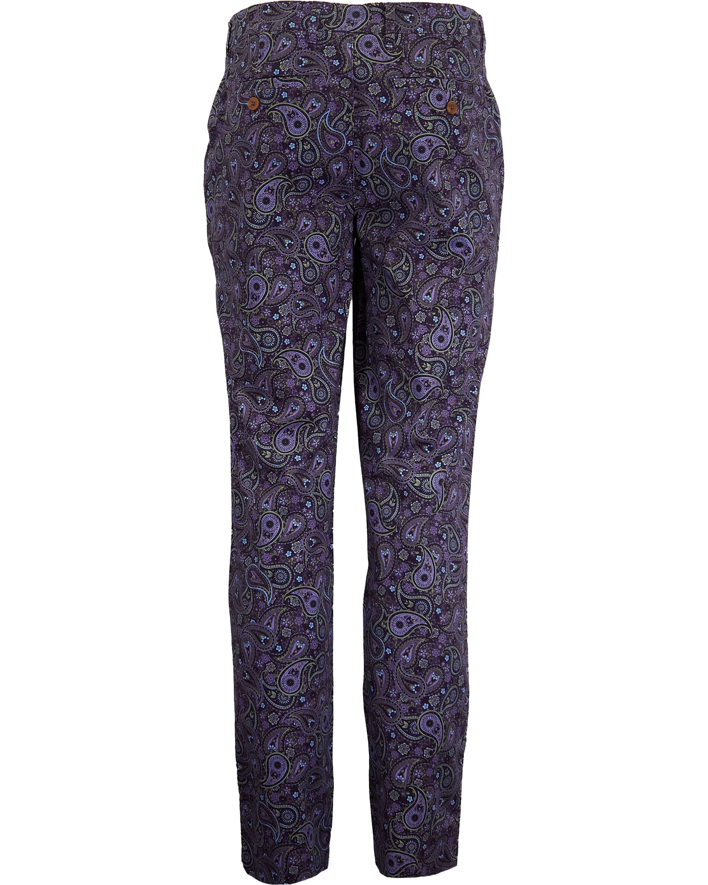JACK TRIBUNE PAISLEY PANT - PLUM