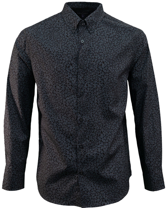 MORRIS MOSAIC SHIRT - CHARCOAL
