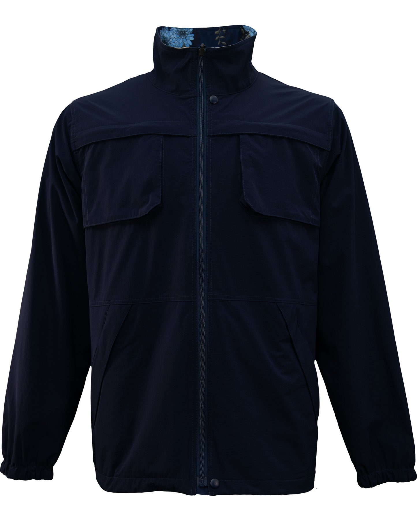 PASCAL AUGUSTUS REVERSIBLE PERFORMANCE JACKET - NAVY
