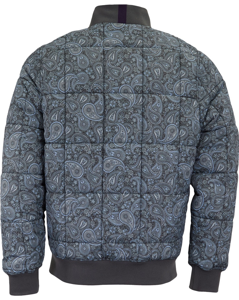 RON REVERSIBLE TRIPPY PAISLEY JACKET - MOSS