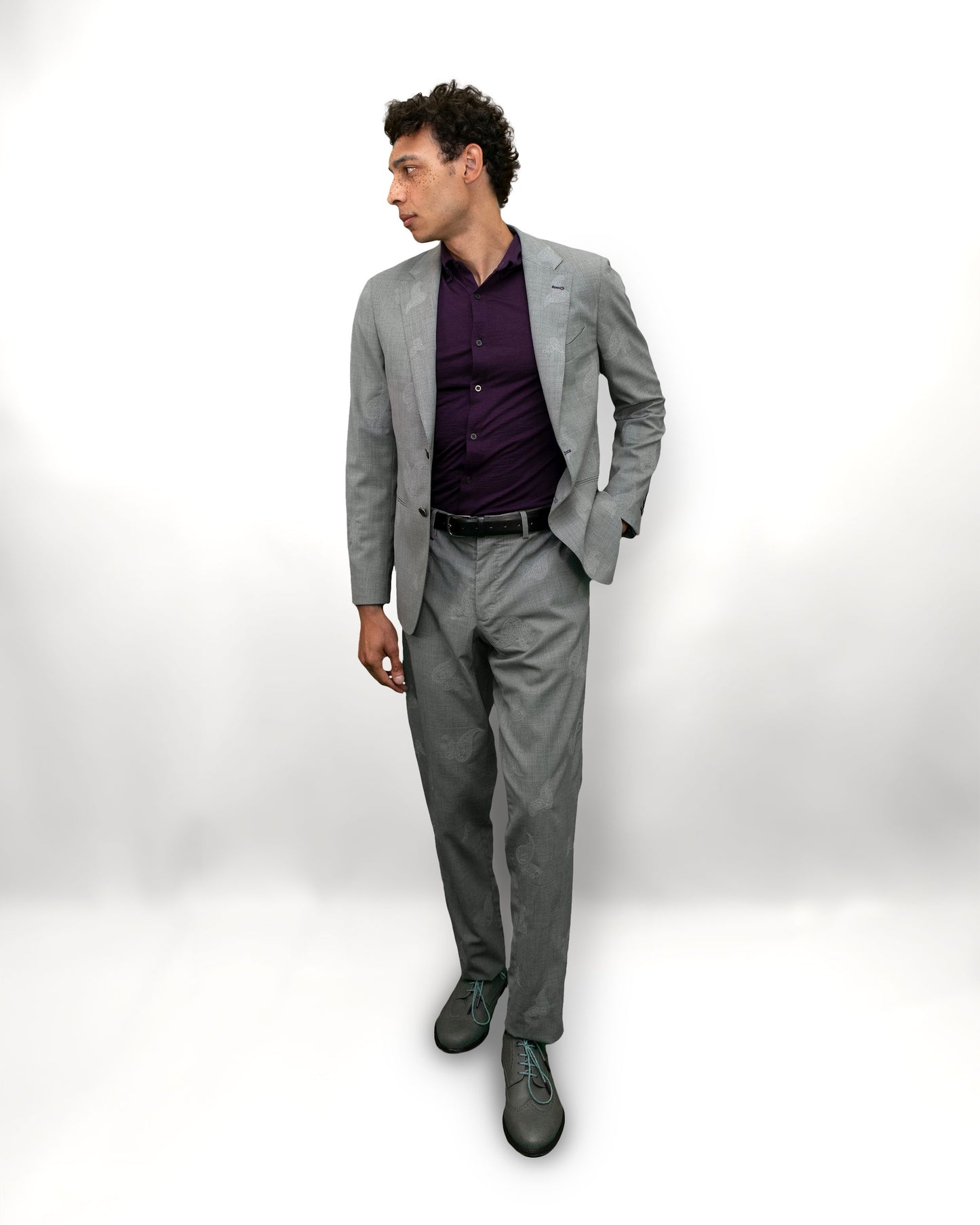 JAQUES WOOL BLAZER - FLANNEL