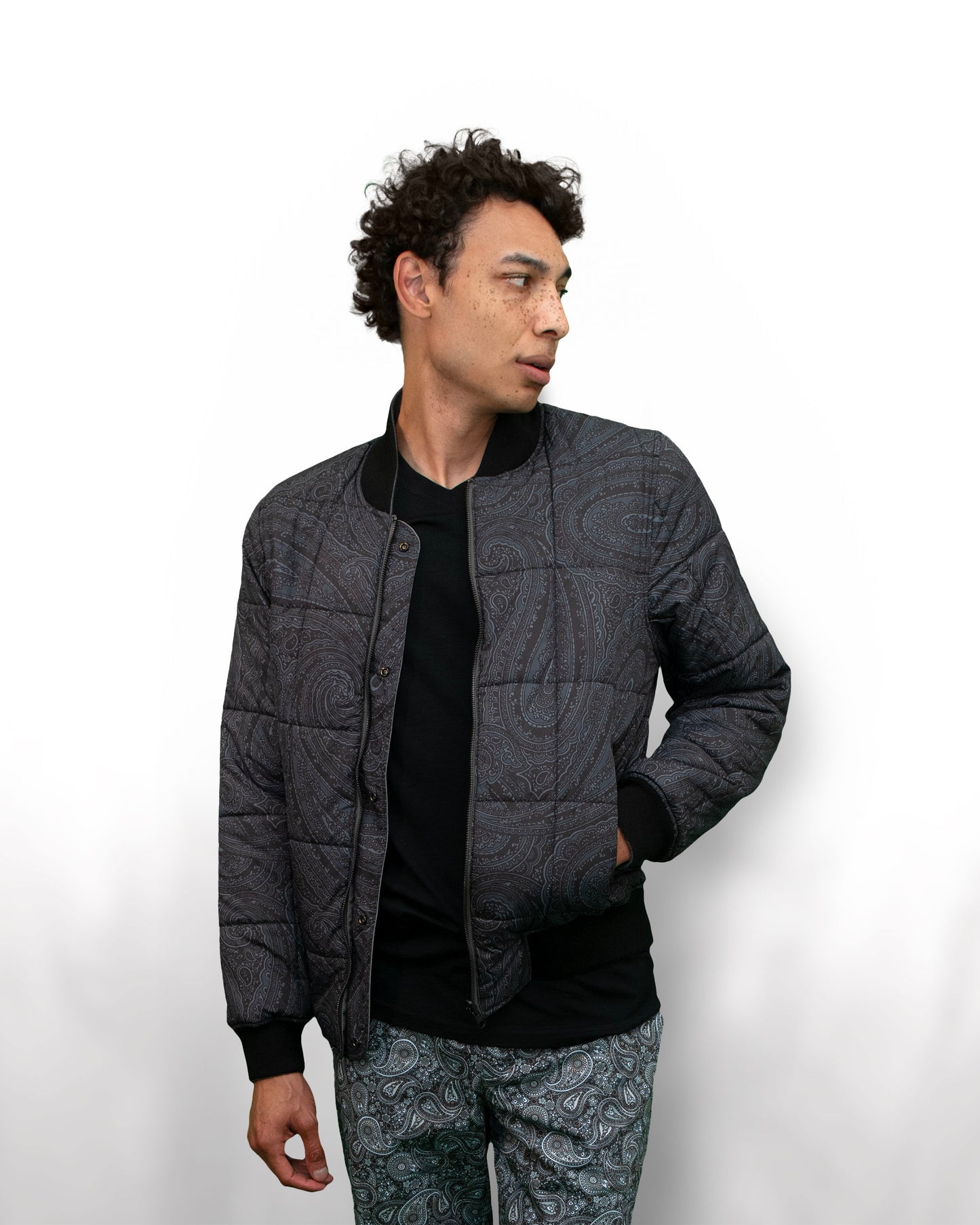 JENKIN REVERSIBLE BLOUSON JACKET - FLANNEL