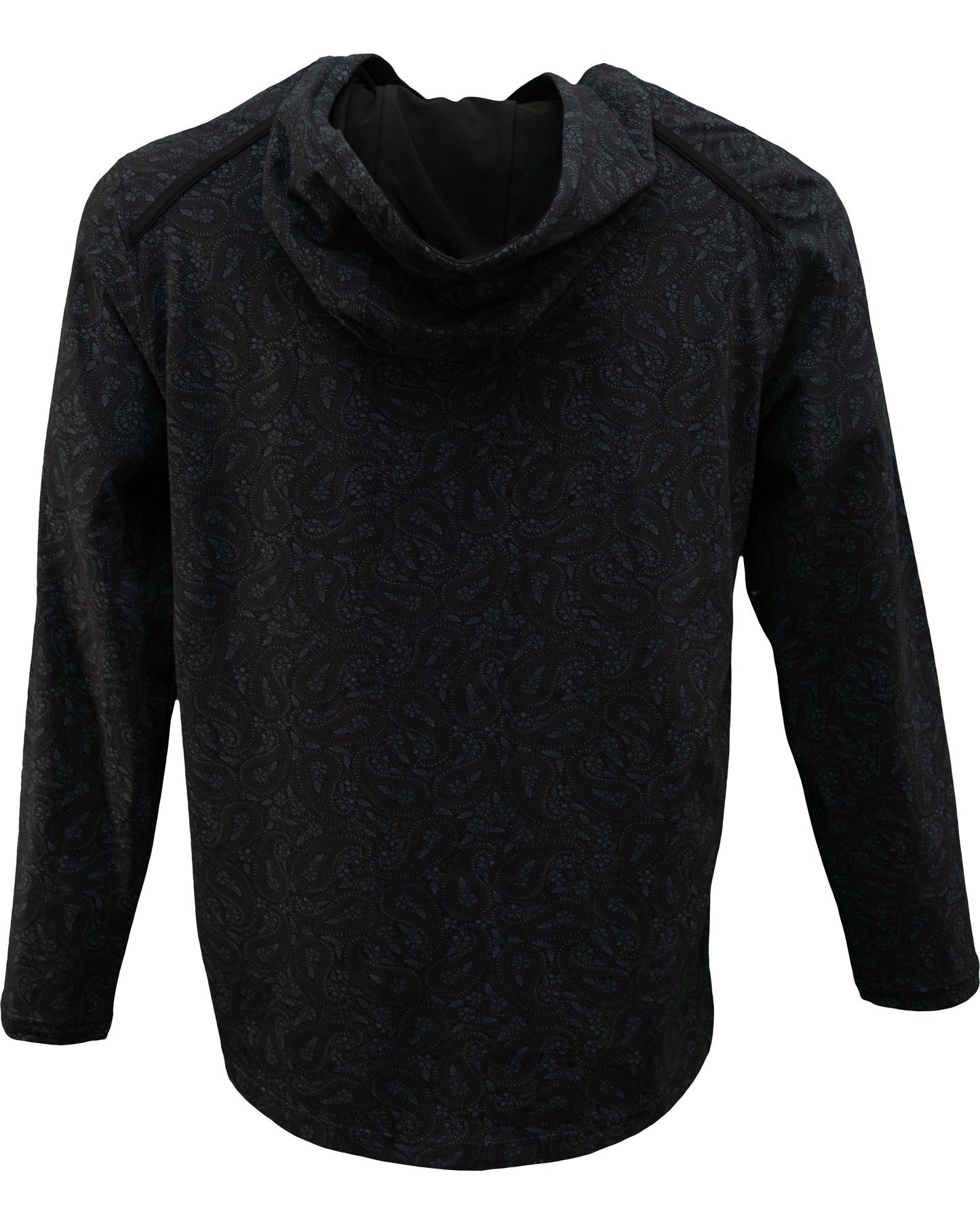 HORATIO PERUGIA PAISLEY HOODIE - BLACK