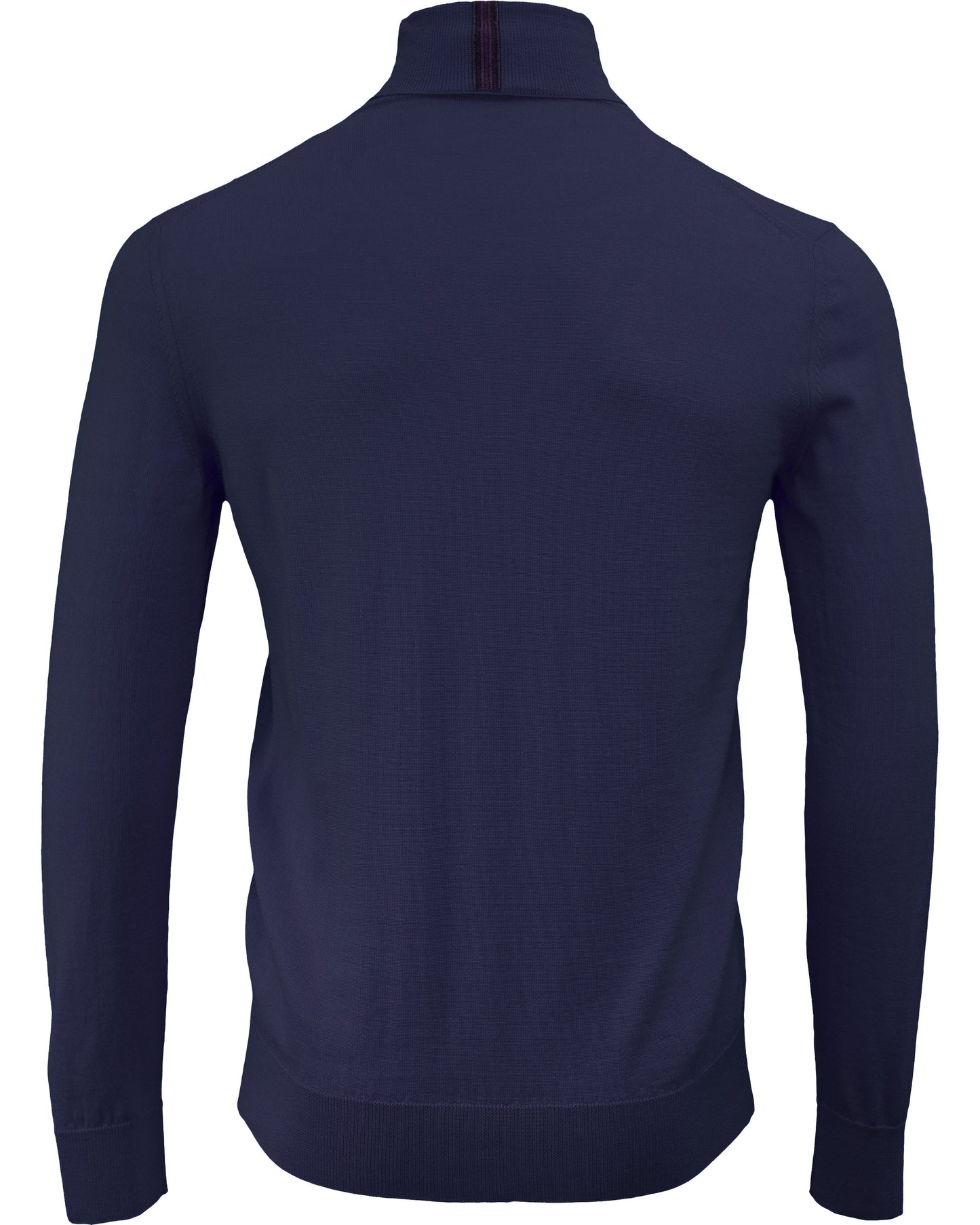 RONAN MERINO TURTLENECK SWEATER - NAVY