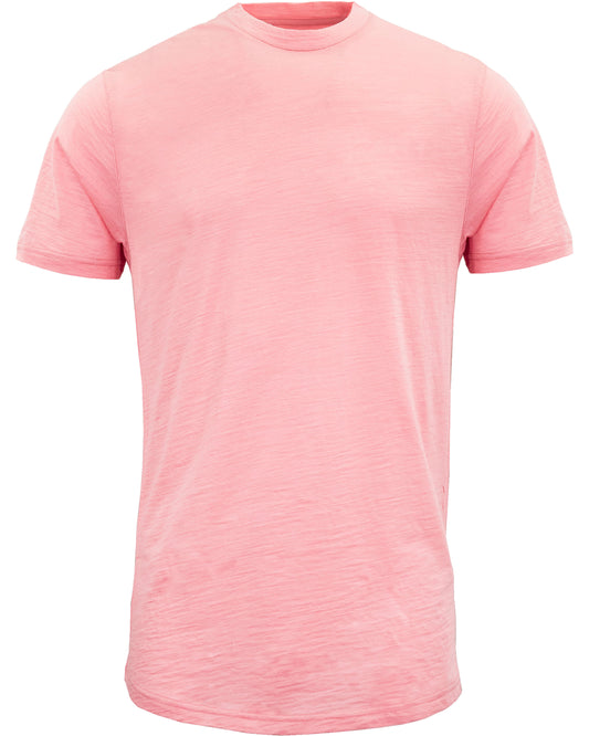 CASSIUS MERINO JERSEY CREW NECK SHIRT - FRESH PINK