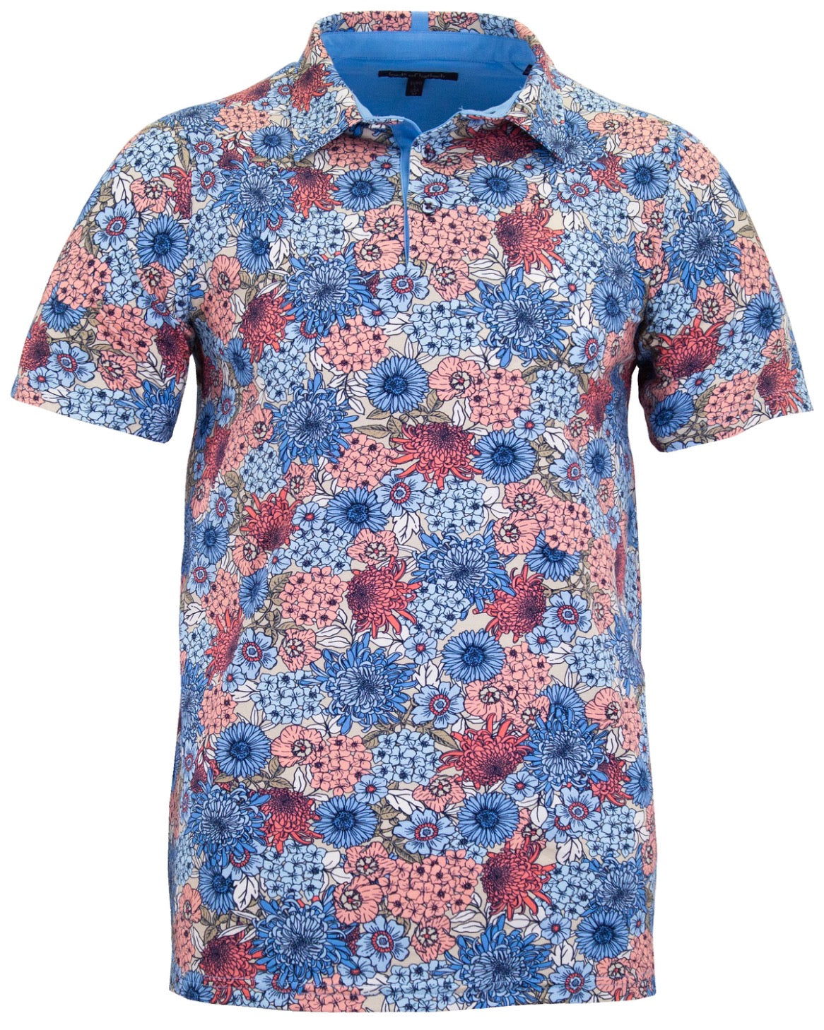 PIETRO GARDEN PARTY POLOSHIRT - ROZE