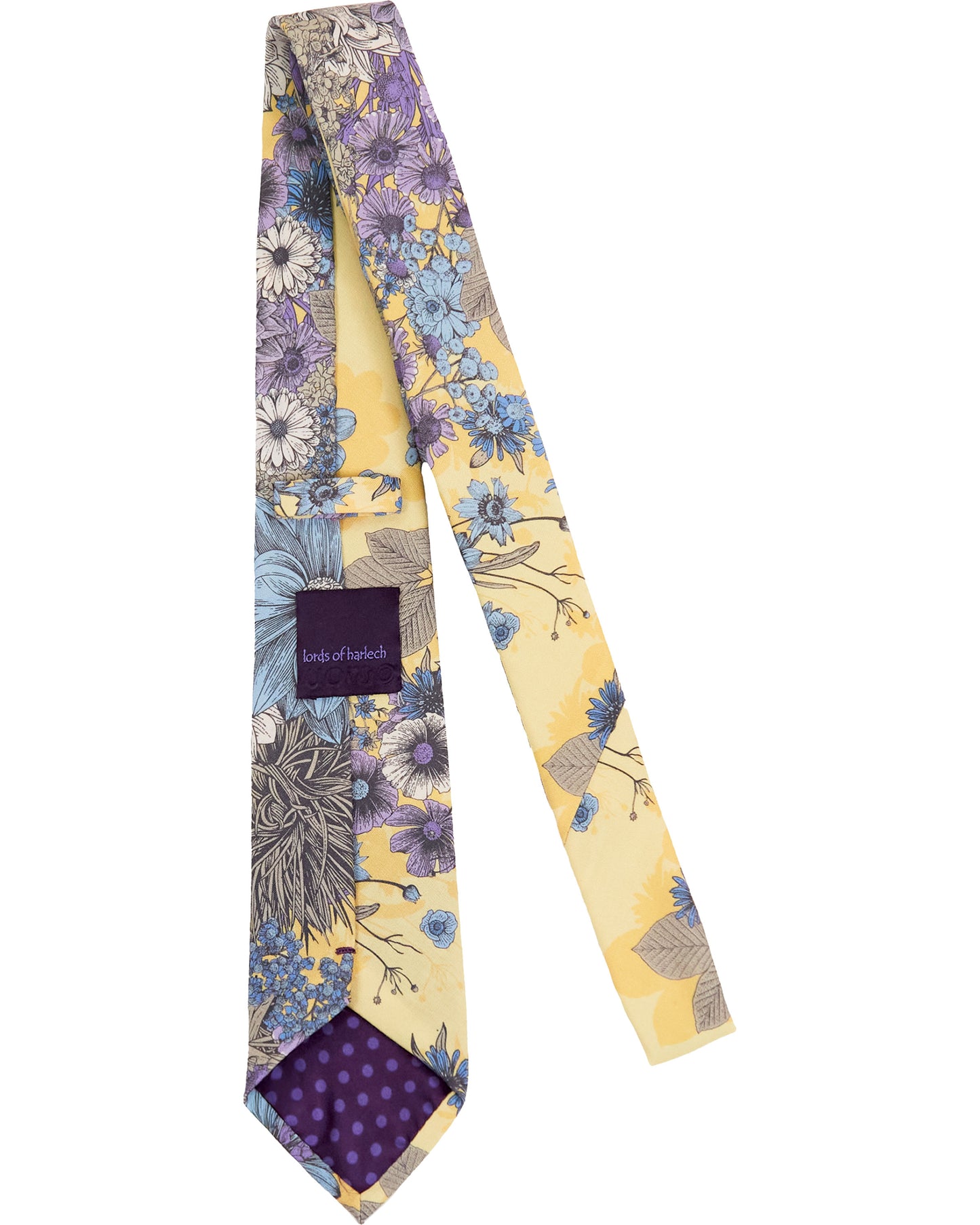 TADDEO DREAM MEADOW MERINO TIE - SUNSHINE