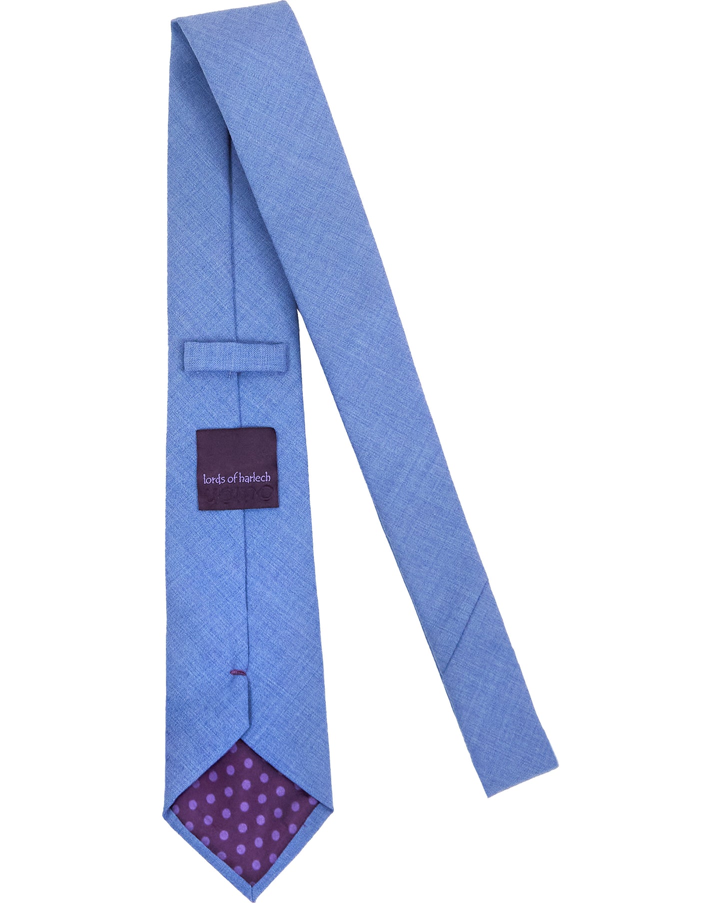 TADDEO MERINO TIE - OCEAN