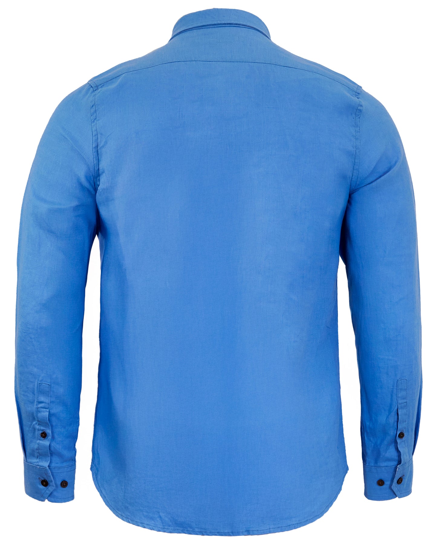LIONEL LINNEN KNOOPOVERHEMD - ZEILBLAUW