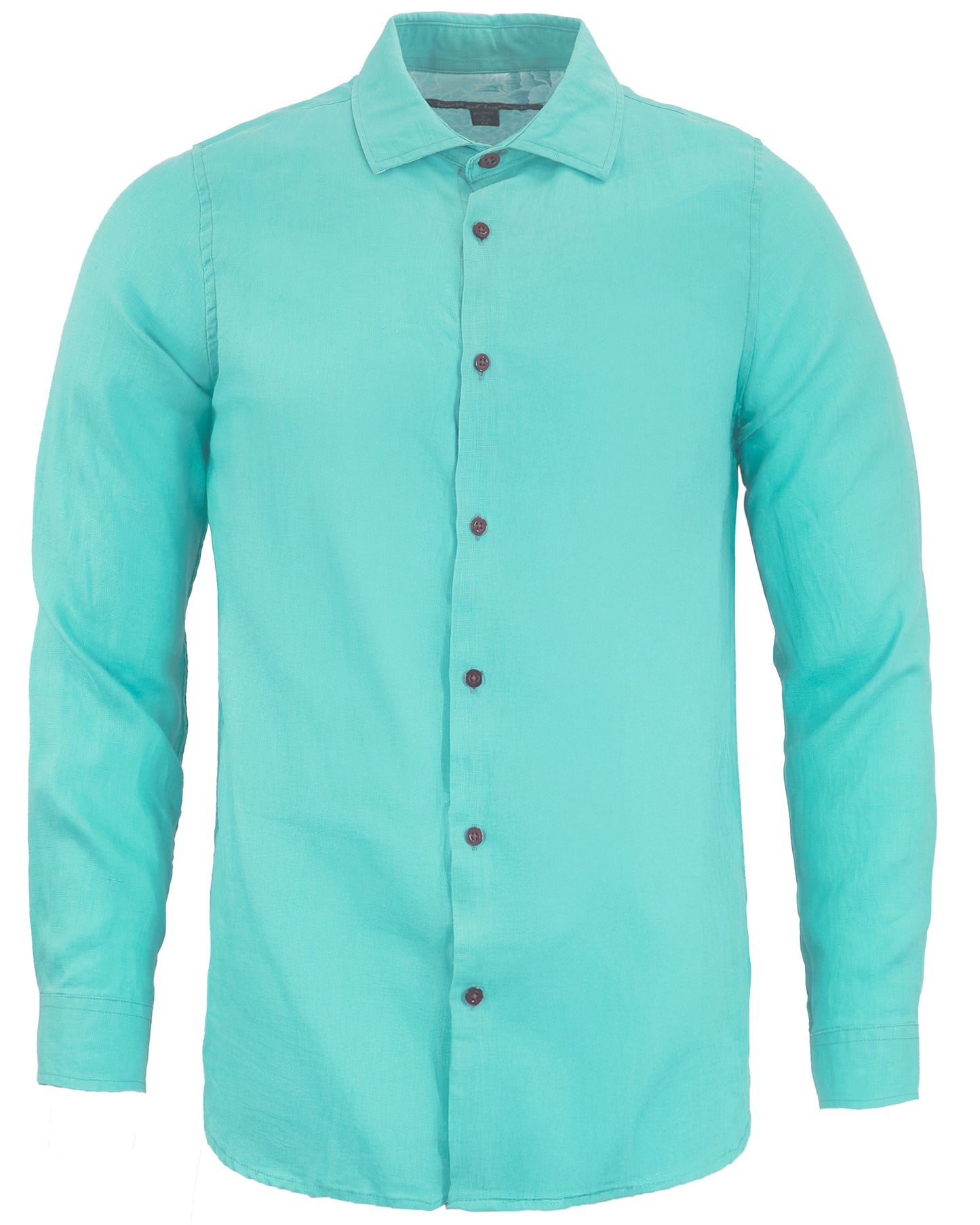 LIONEL LINEN BUTTON DOWN SHIRT - SPEARMINT