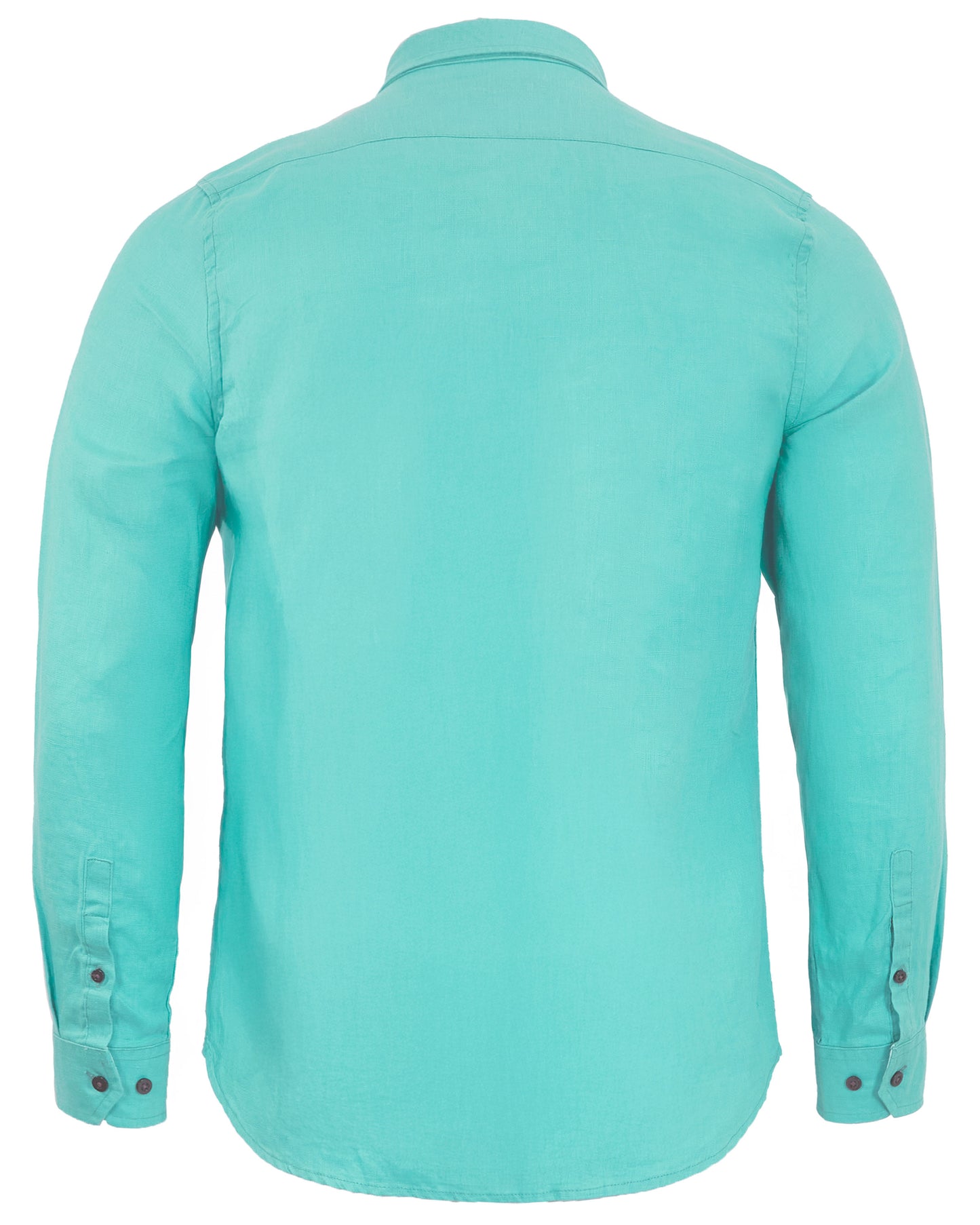 LIONEL LINEN BUTTON DOWN SHIRT - SPEARMINT