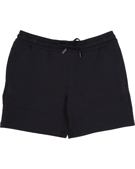 SILUS INTERLOCK SHORTS - ZWART