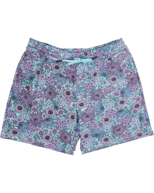 SILUS GARDEN PARTY INTERLOCK SHORTS - SPEARMINT