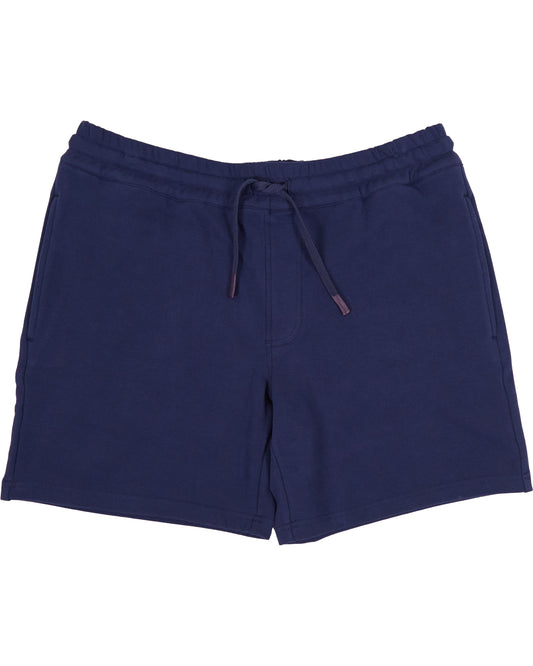 SILUS INTERLOCK SHORTS - MARINEBLAUW
