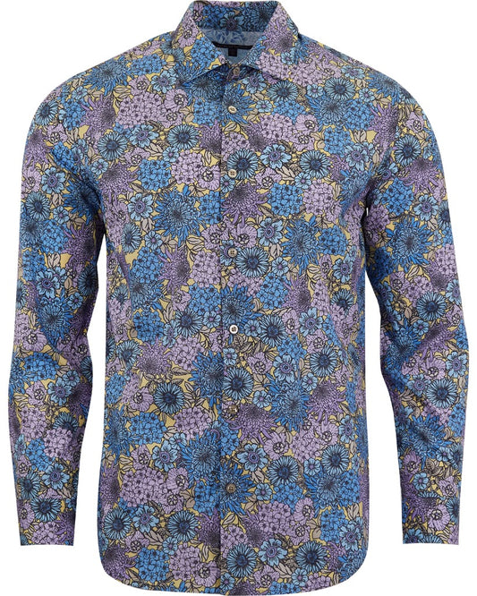 NIGEL GARDEN PARTY SHIRT - SUNSHINE