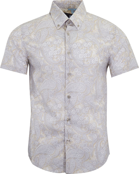 TIM PAISLEY ROMANCE SHIRT -  IVORY