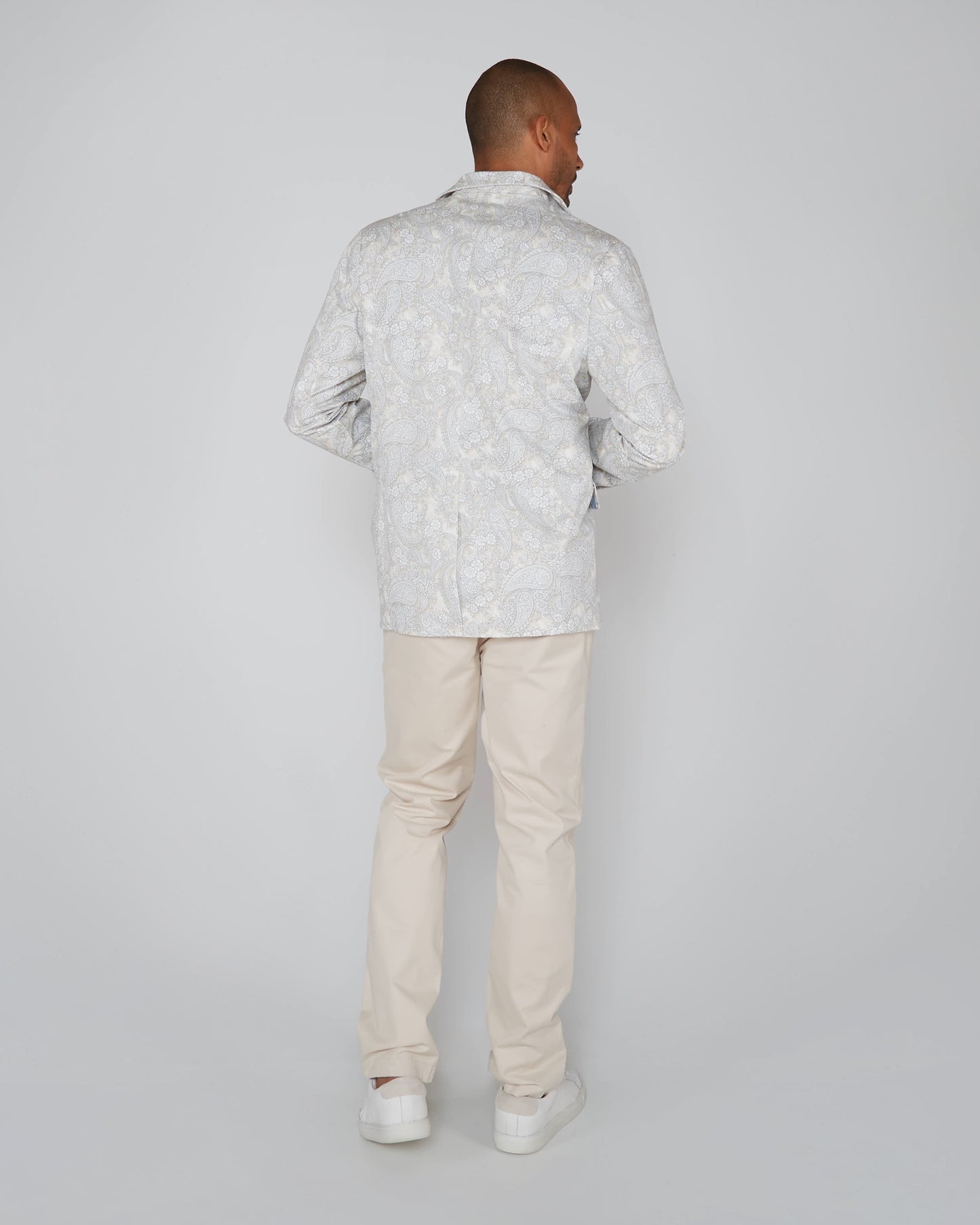 HADRIAN PAISLEY ROMANCE  BLAZER - IVORY