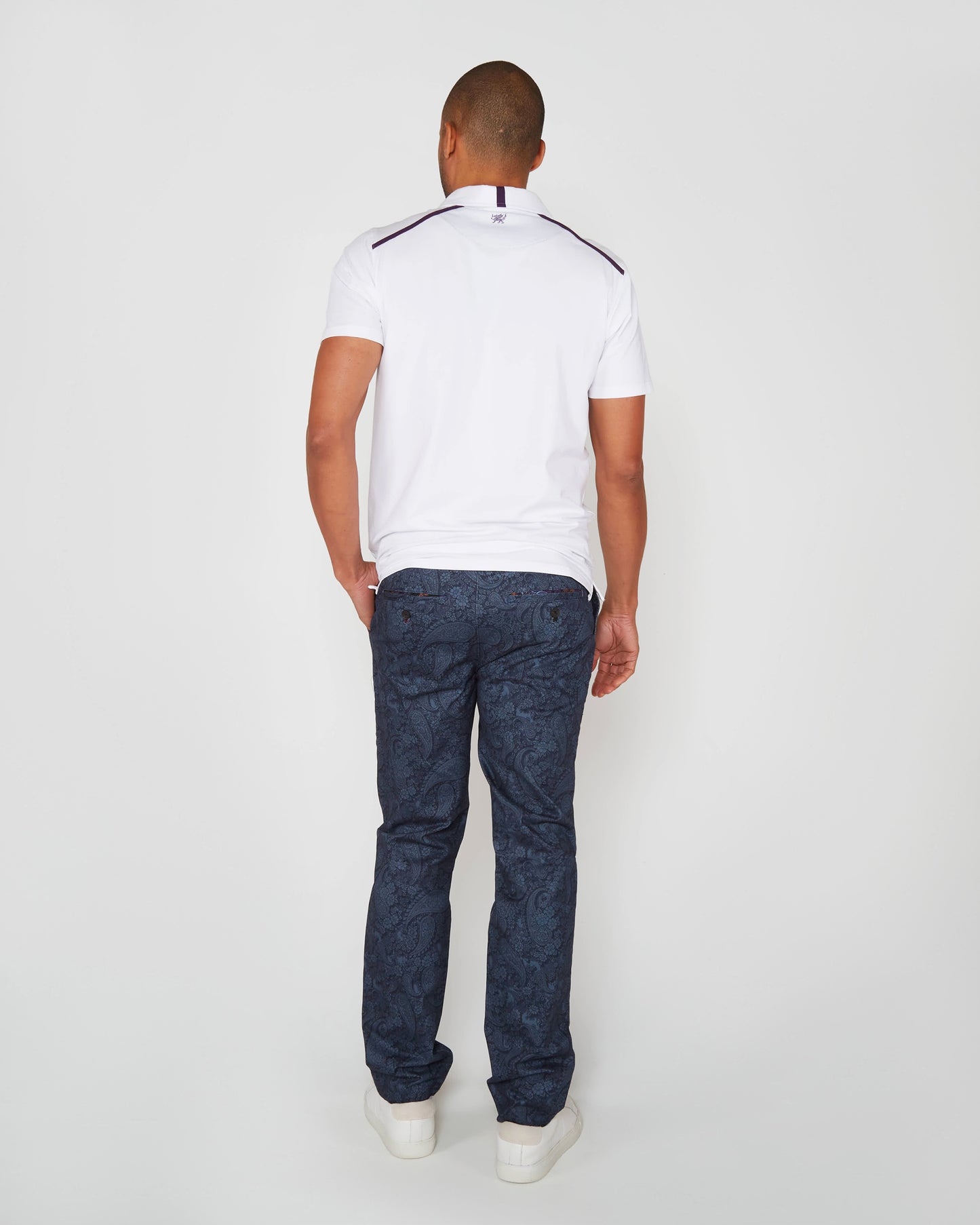 JACK PAISLEY ROMANCE PANT - NAVY