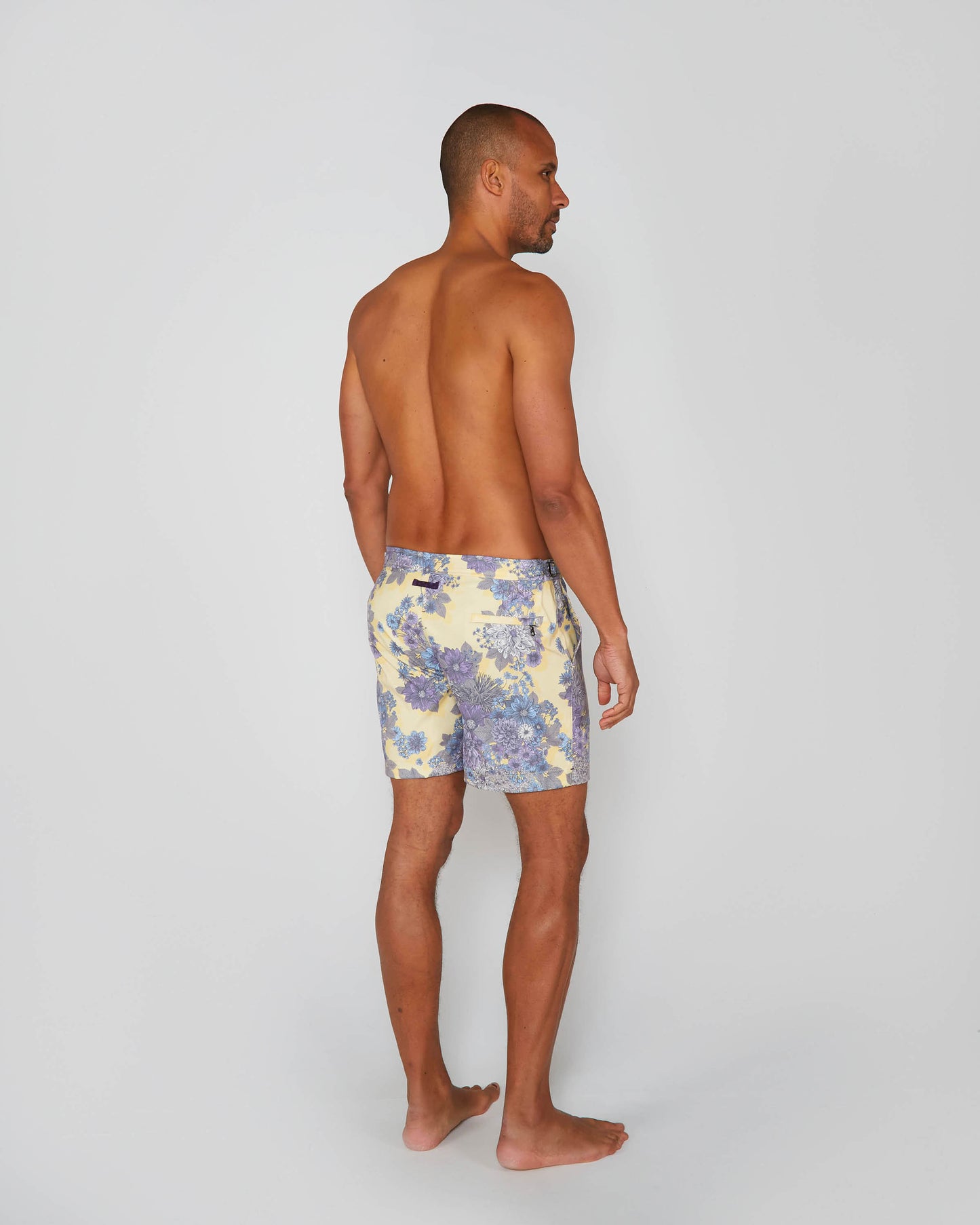 NEPTUNE DREAM MEADOW TAILORED SWIM SHORT - SUNSHINE