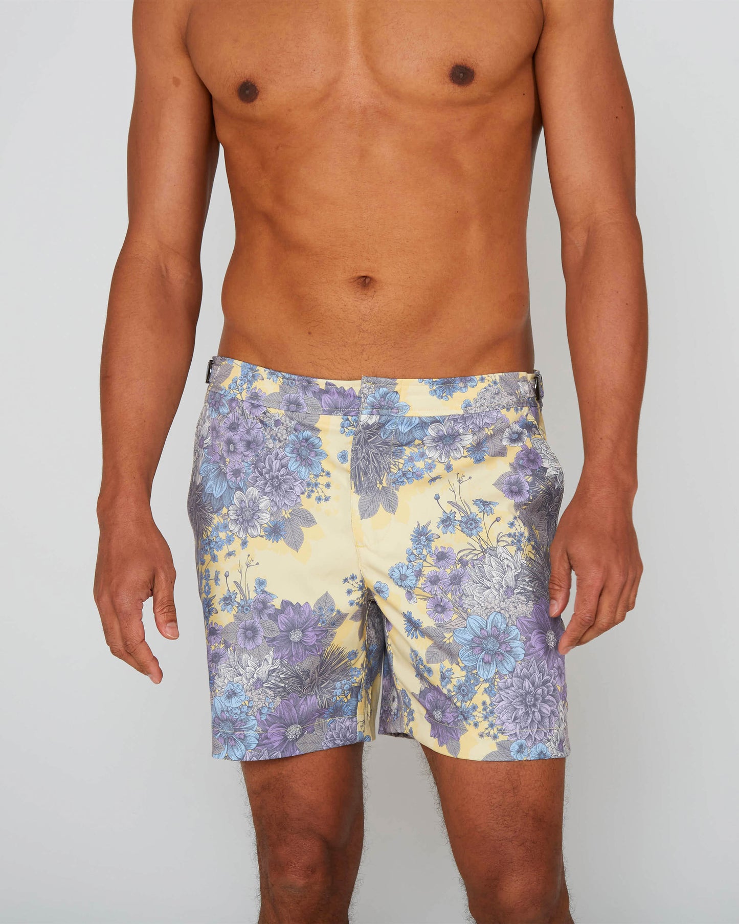 NEPTUNE DREAM MEADOW TAILORED SWIM SHORT - SUNSHINE