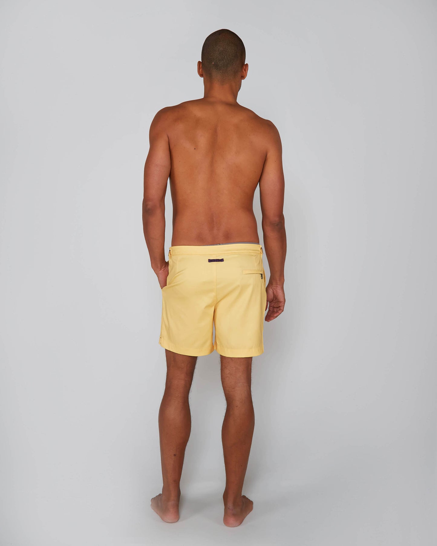 NEPTUNE OXFORD TAILORED SWIM SHORT - SUNSHINE