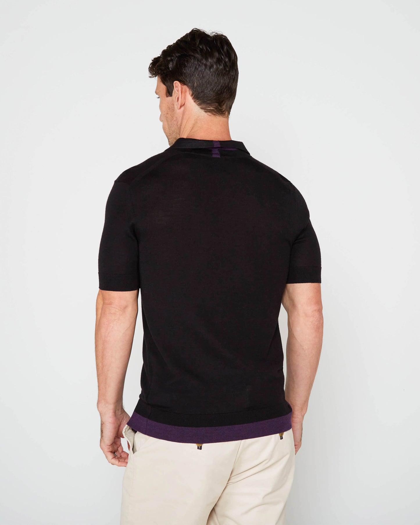 PILGRIM 2 POLO SHIRT - BLACK