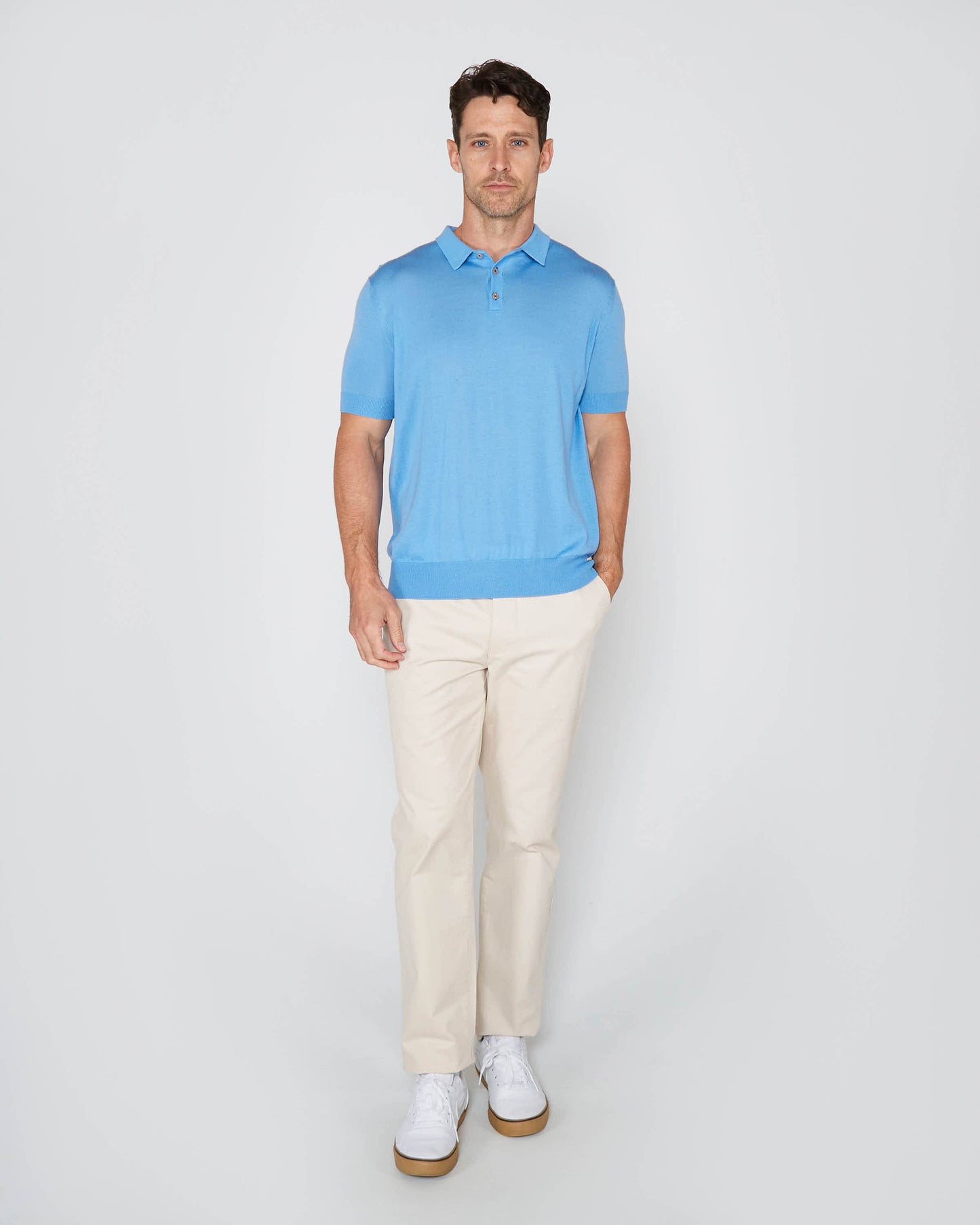 PILGRIM 2 POLO SHIRT - BLUE