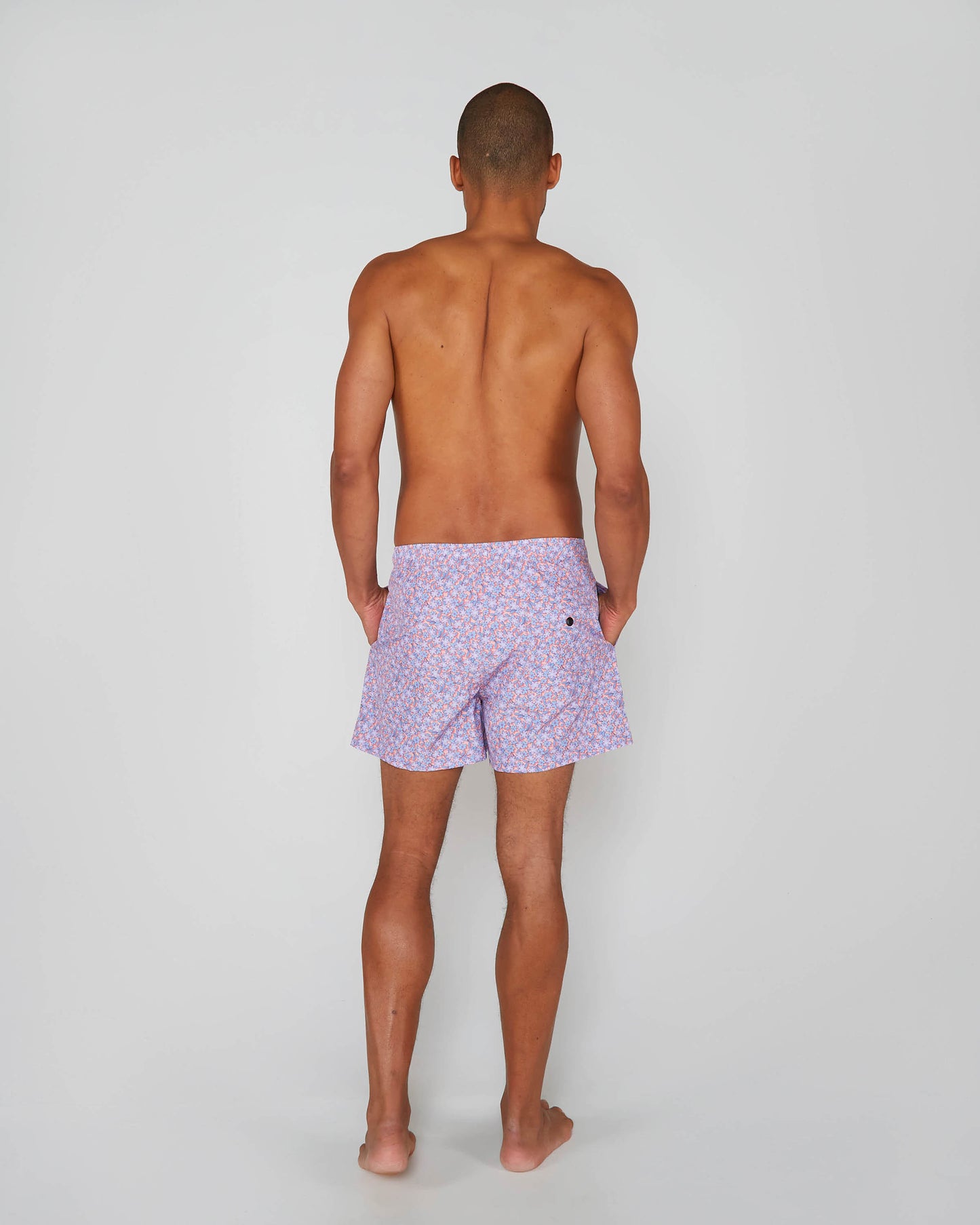QUACK LAWN SWIM SHORT - PINK