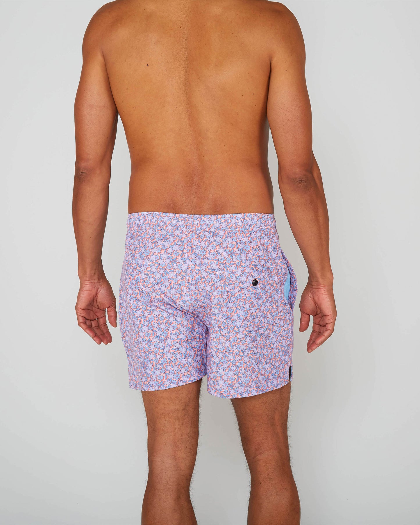 QUACK LAWN SWIM SHORT - PINK