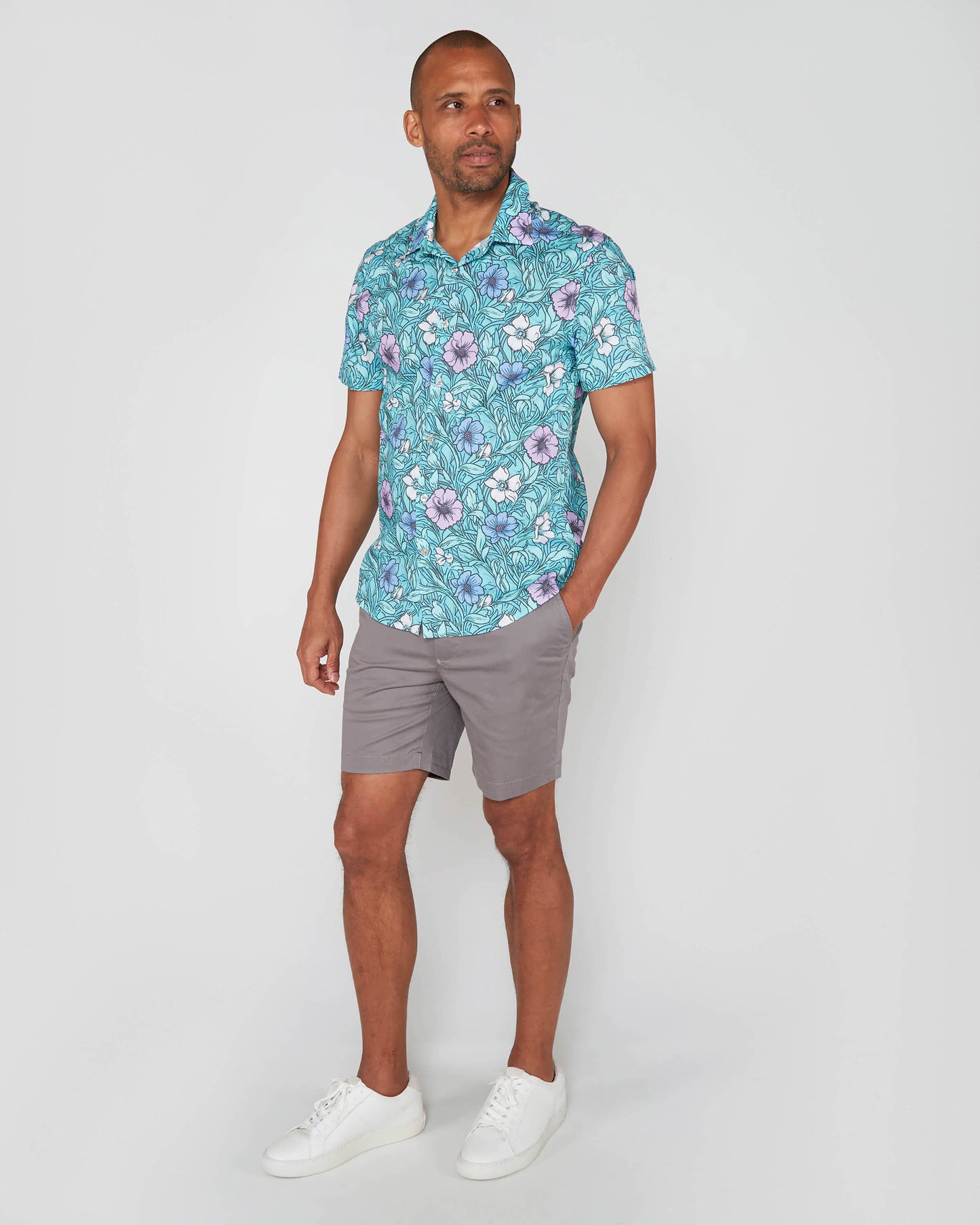 SCOTT MEADOW FLORA SHIRT - MINT