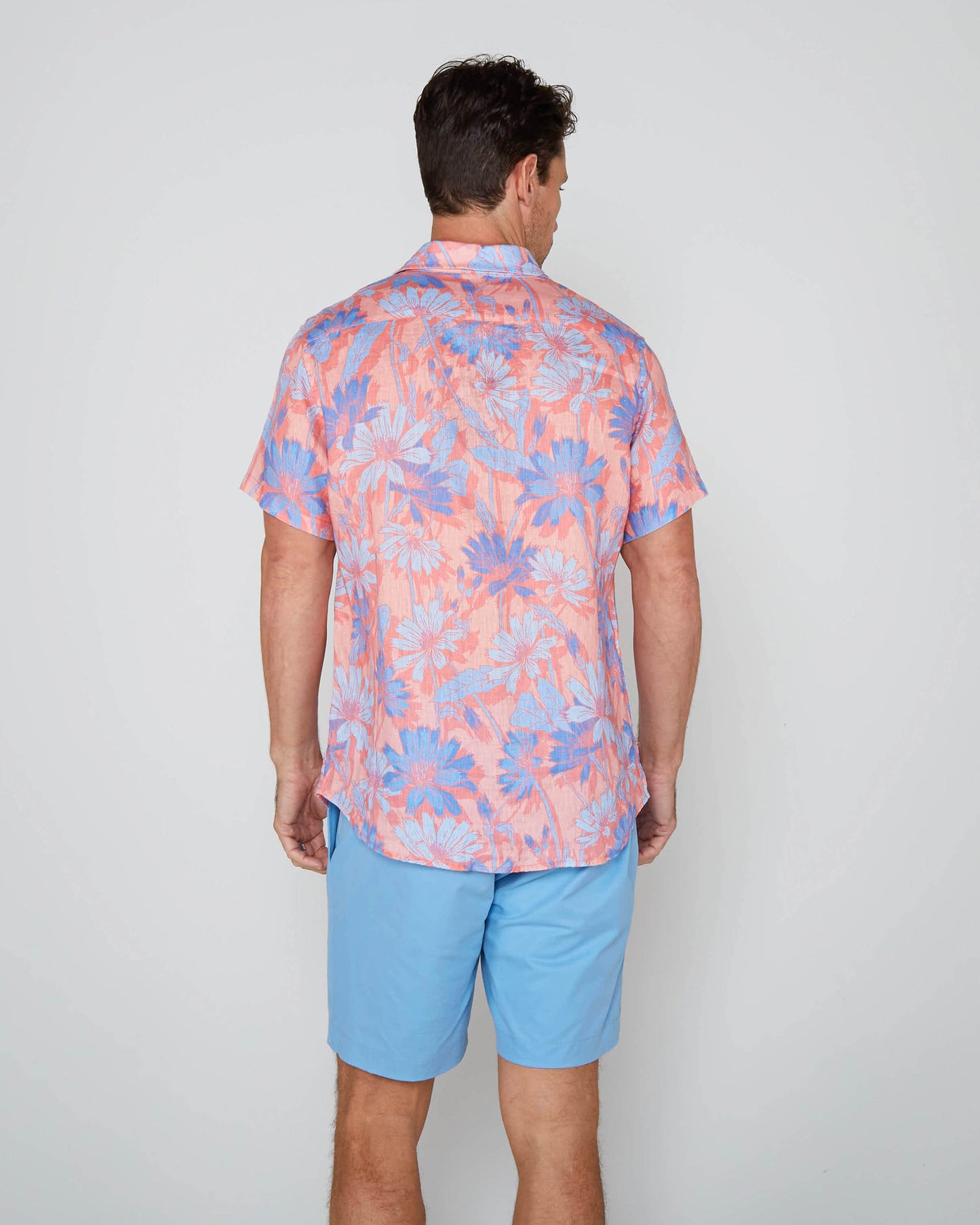 SERGIO SPRINGTIME LINEN SHIRT - PINK