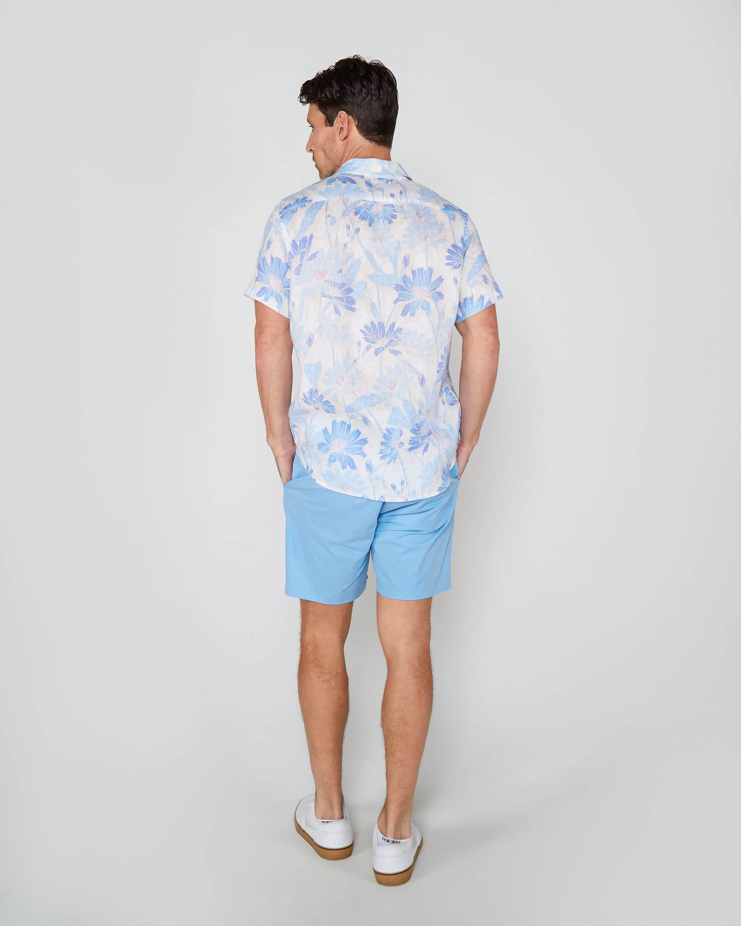 SERGIO SPRINGTIME LINEN SHIRT - WHITE