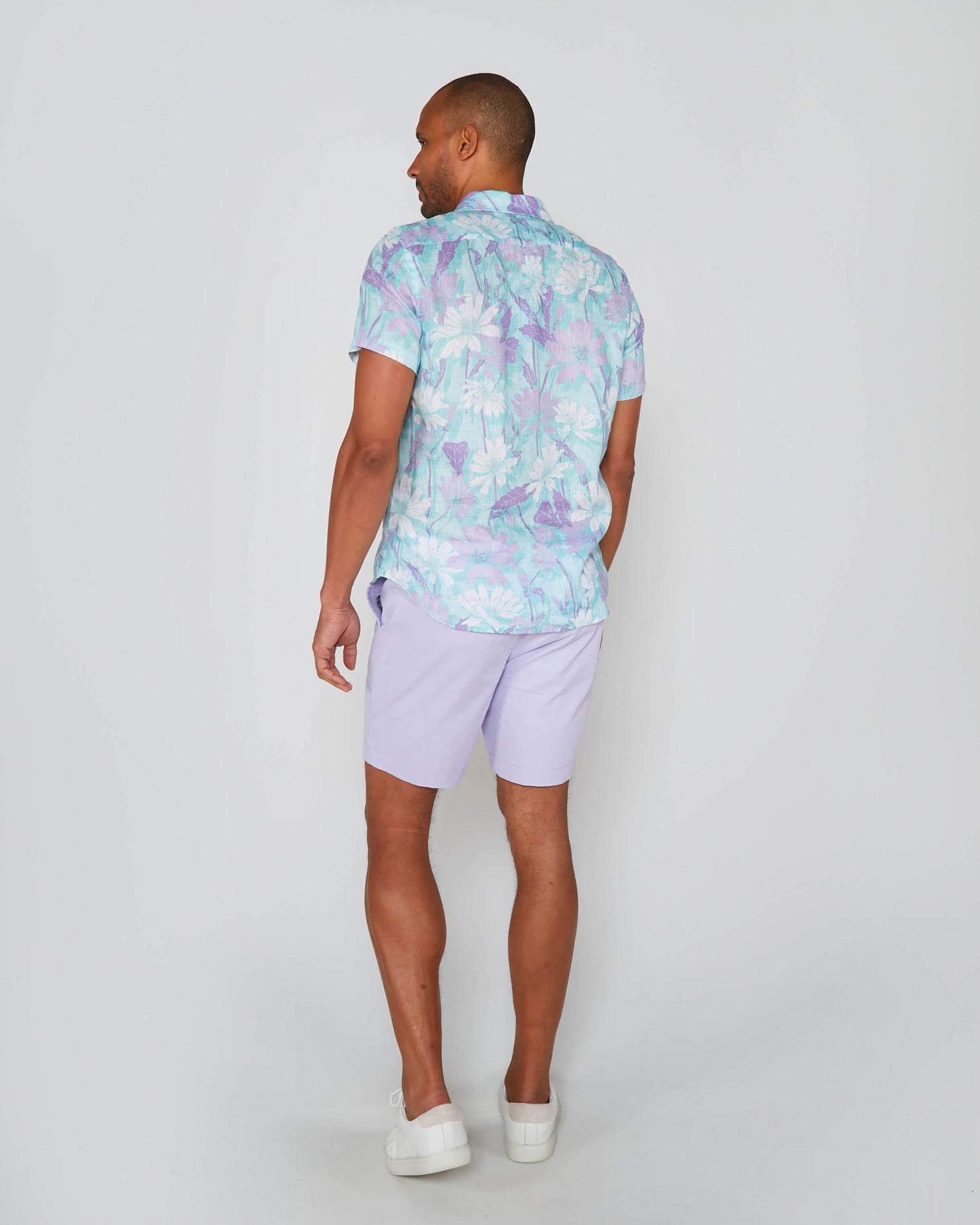 SERGIO SPRINGTIME LINEN SHIRT - SPEARMINT