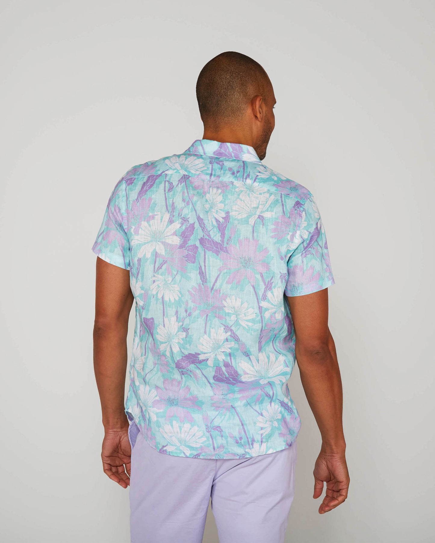 SERGIO SPRINGTIME LINEN SHIRT - SPEARMINT