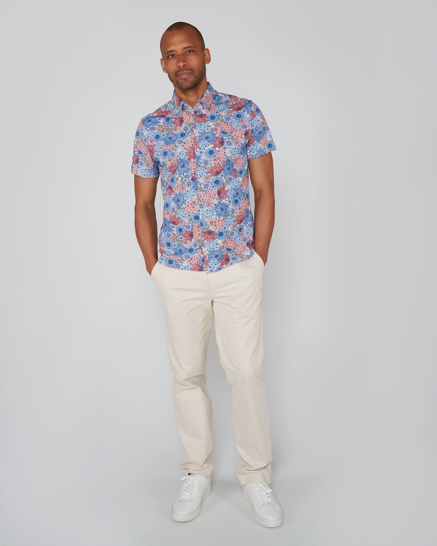 TODD GARDEN PARTY GEBREID SHIRT - ROZE