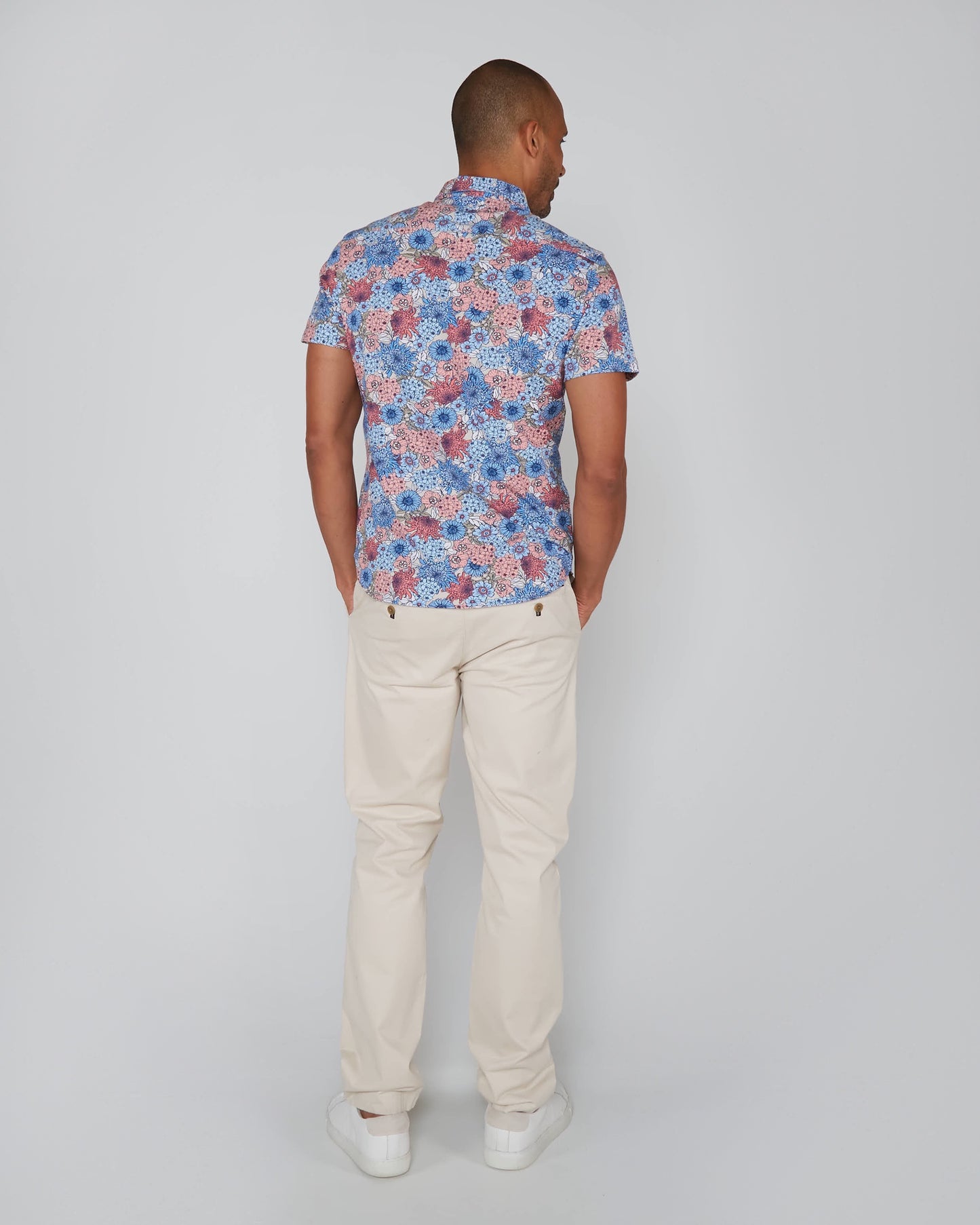 TODD GARDEN PARTY GEBREID SHIRT - ROZE