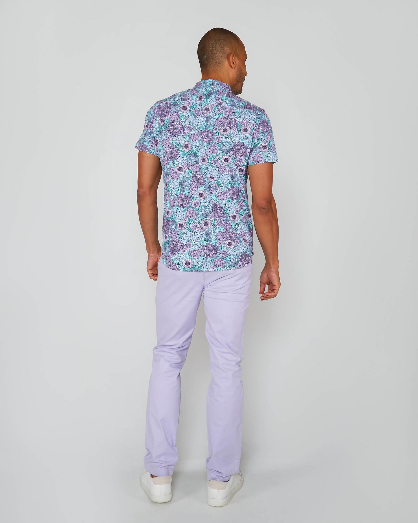TODD GARDEN PARTY GEBREID SHIRT - SPEARMINT