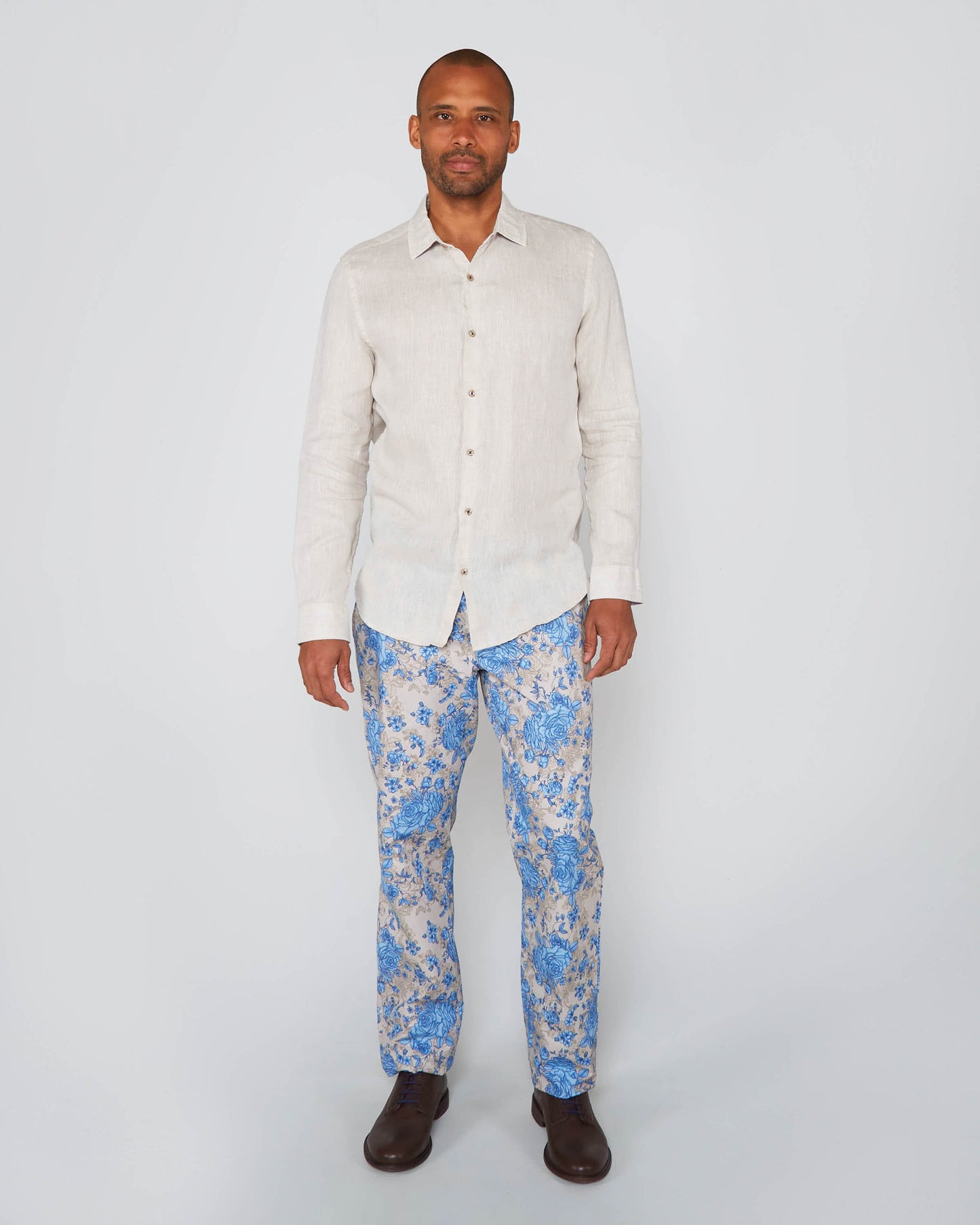 LAURENT LINEN SHIRT - NATURAL