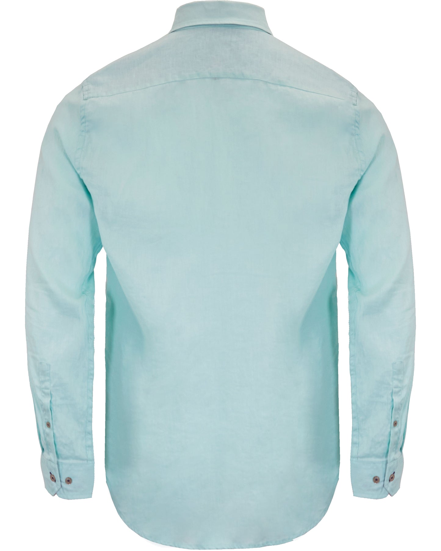 LAURENT LINNEN OVERHEMD - PEPERMUNT