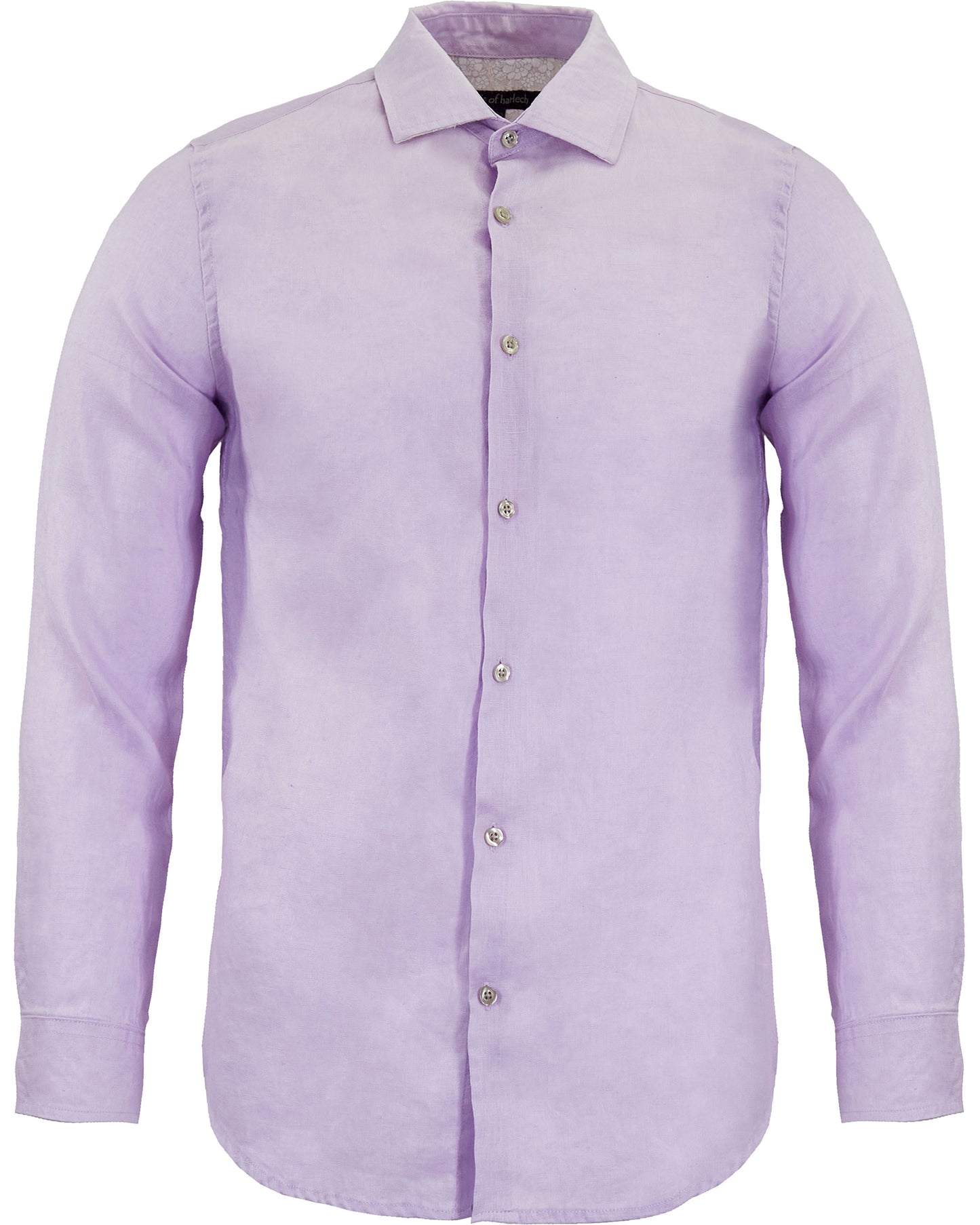 LIONEL LINEN BUTTON DOWN SHIRT - LAVENDER