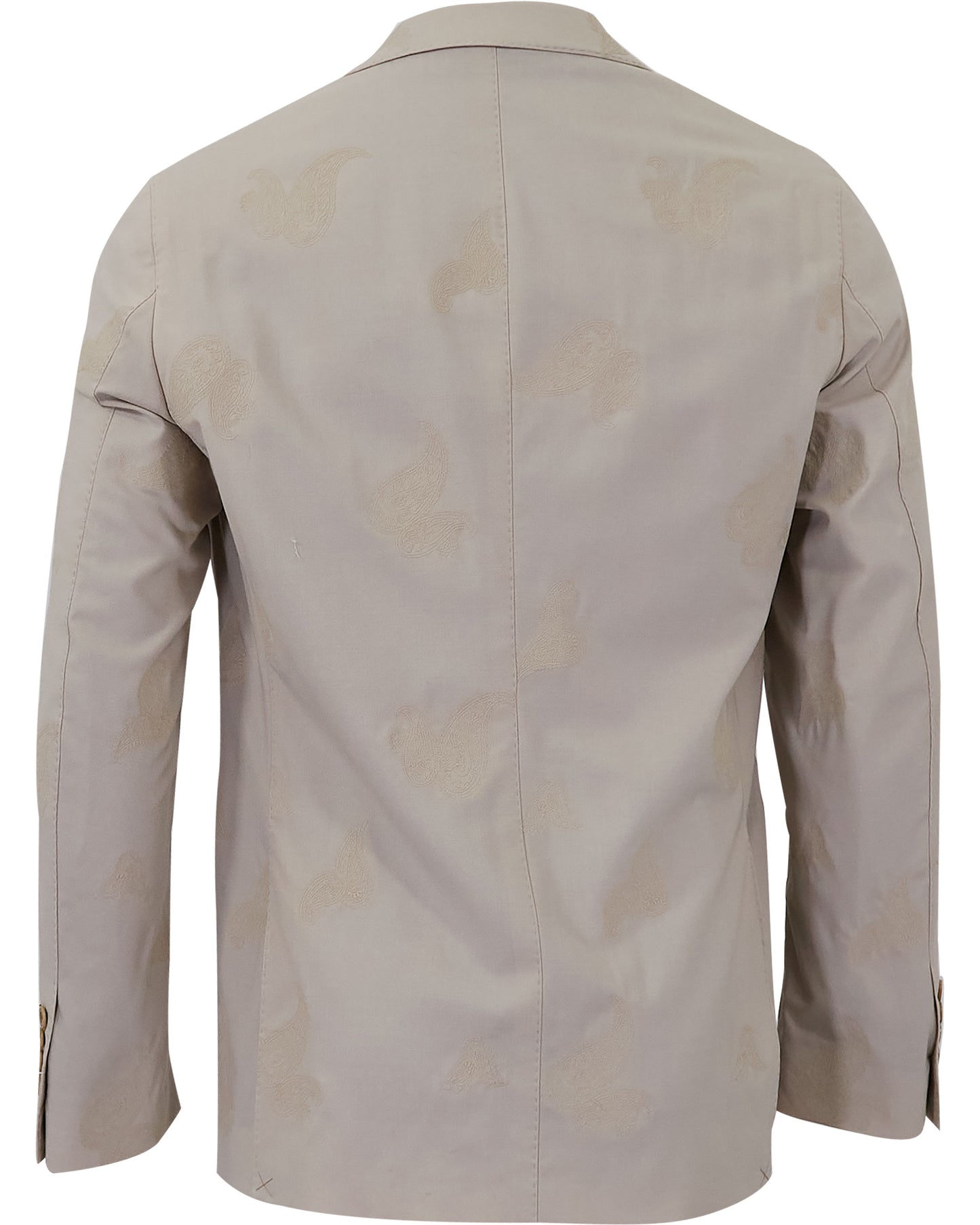JAQUES EMBROIDERED WOOL BLAZER - LIMESTONE