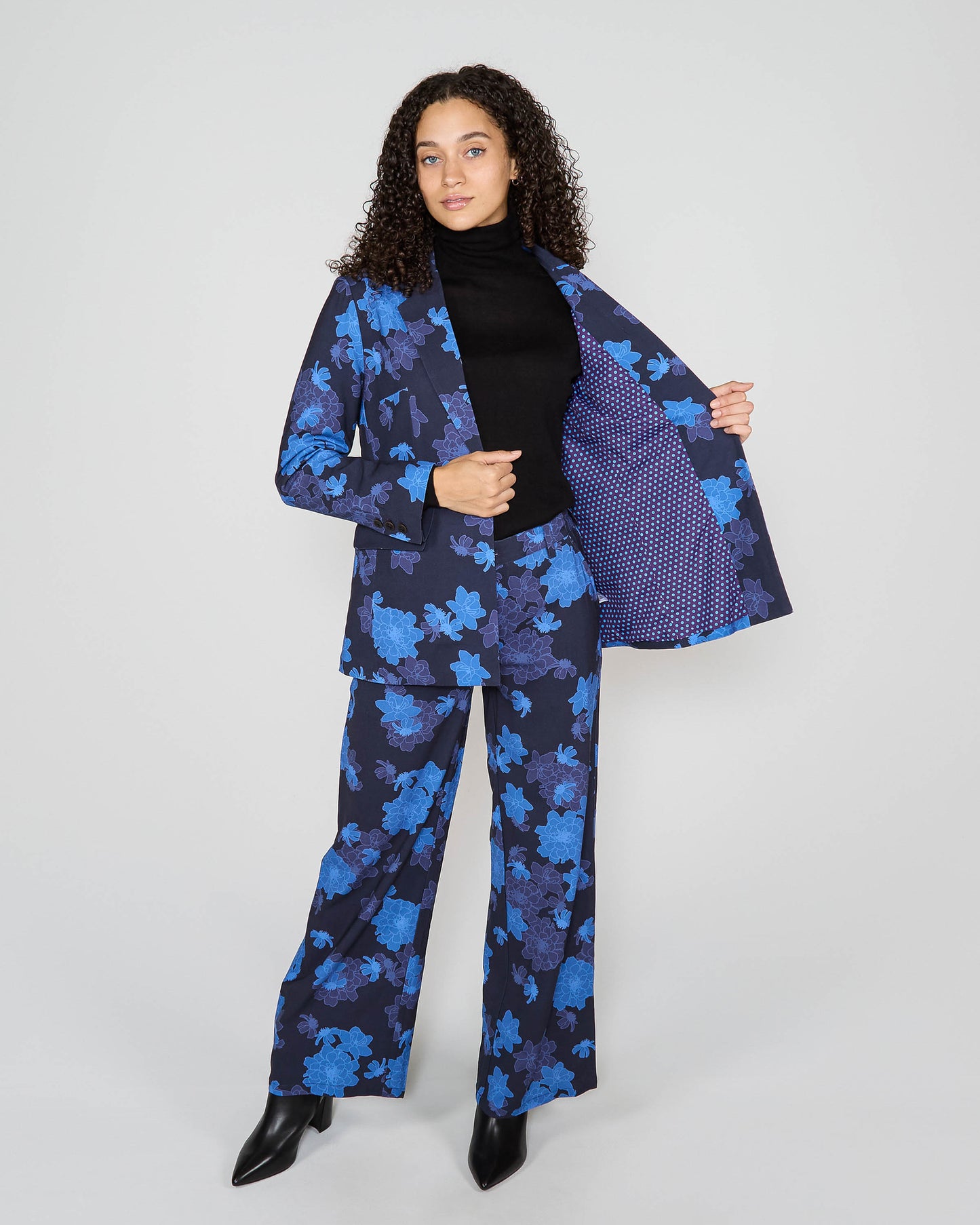 JULIA TAILORED JACKET - SOFTBLOOM NAVY